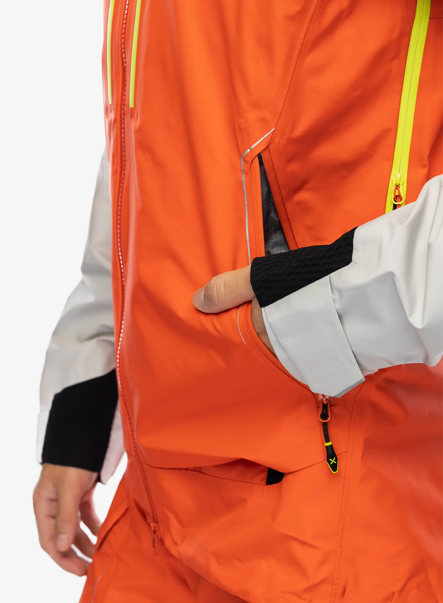GORE-TEX jakna Montura Cliff Jacket - orange/verde lime