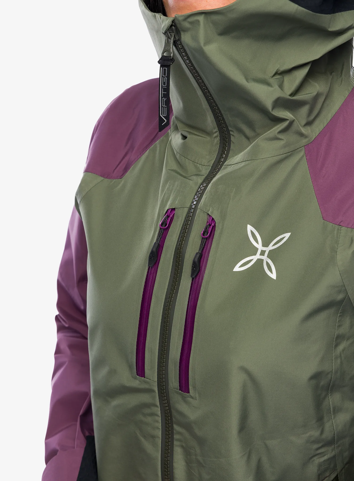 Ženske GORE-TEX jakna Montura Cliff Jacket - sage green/wine red