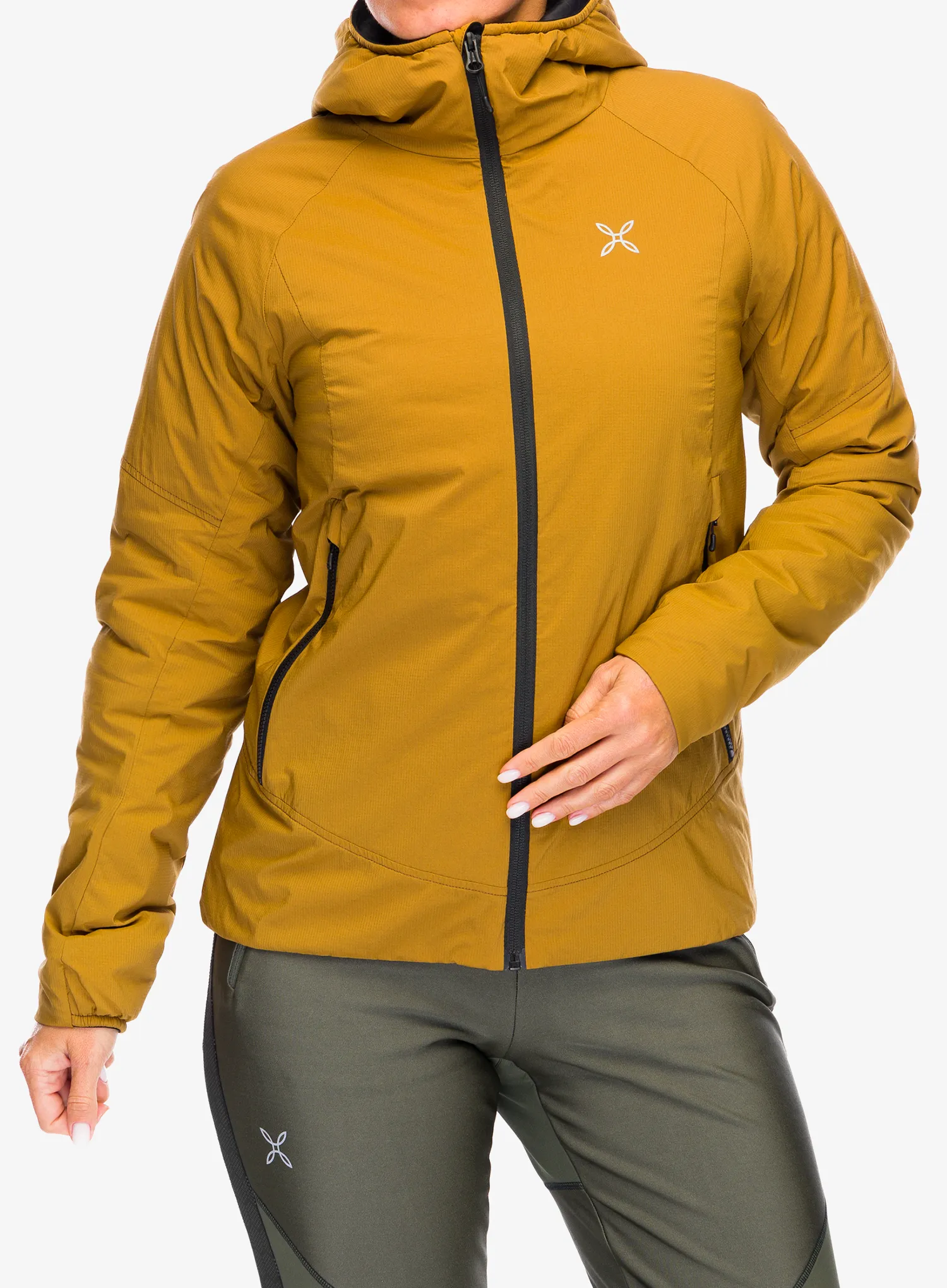 Ženska nepremočljiva jakna Montura Dolomiti Hooded Jacket - bronze brown