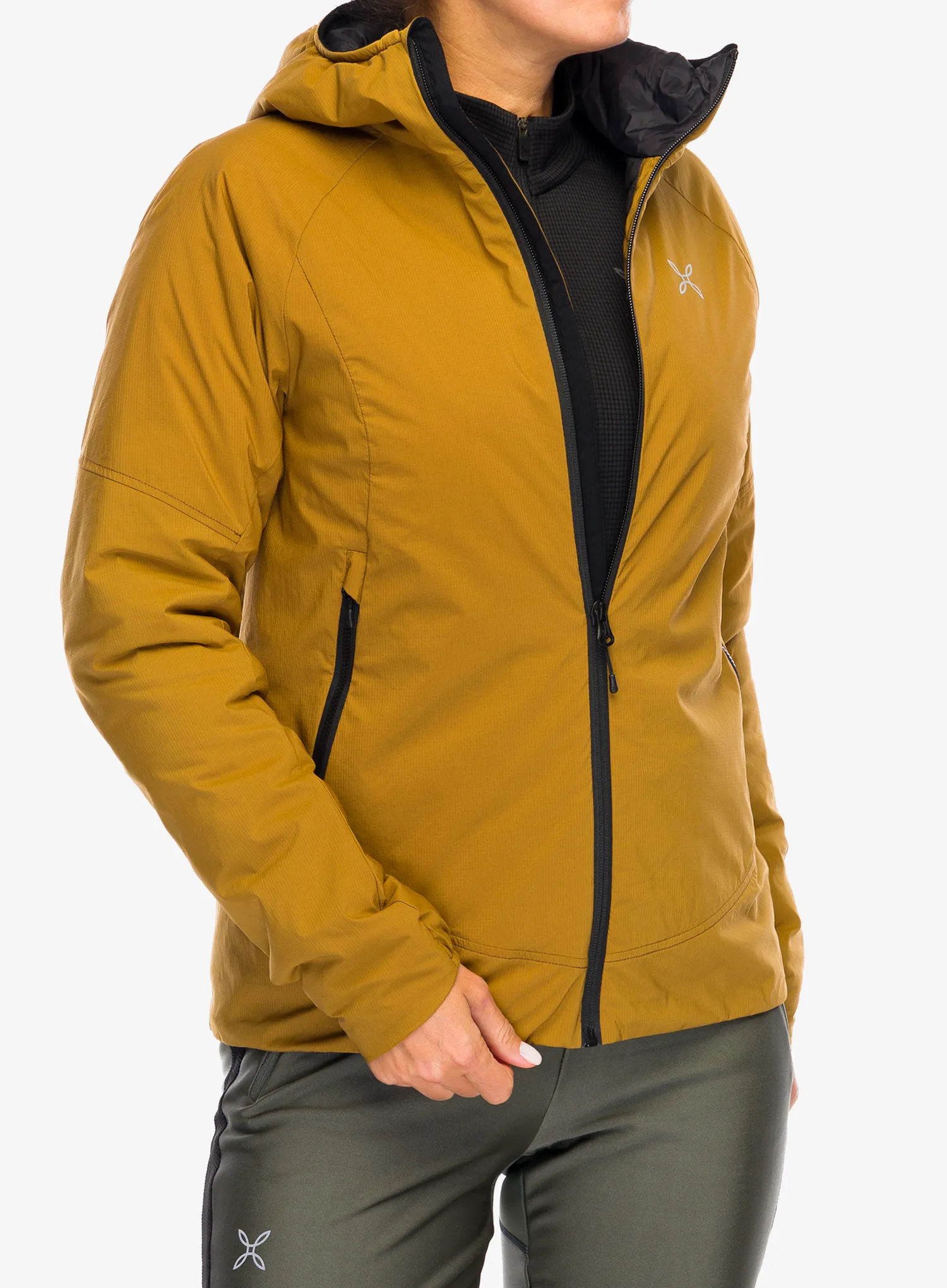 Ženska nepremočljiva jakna Montura Dolomiti Hooded Jacket - bronze brown