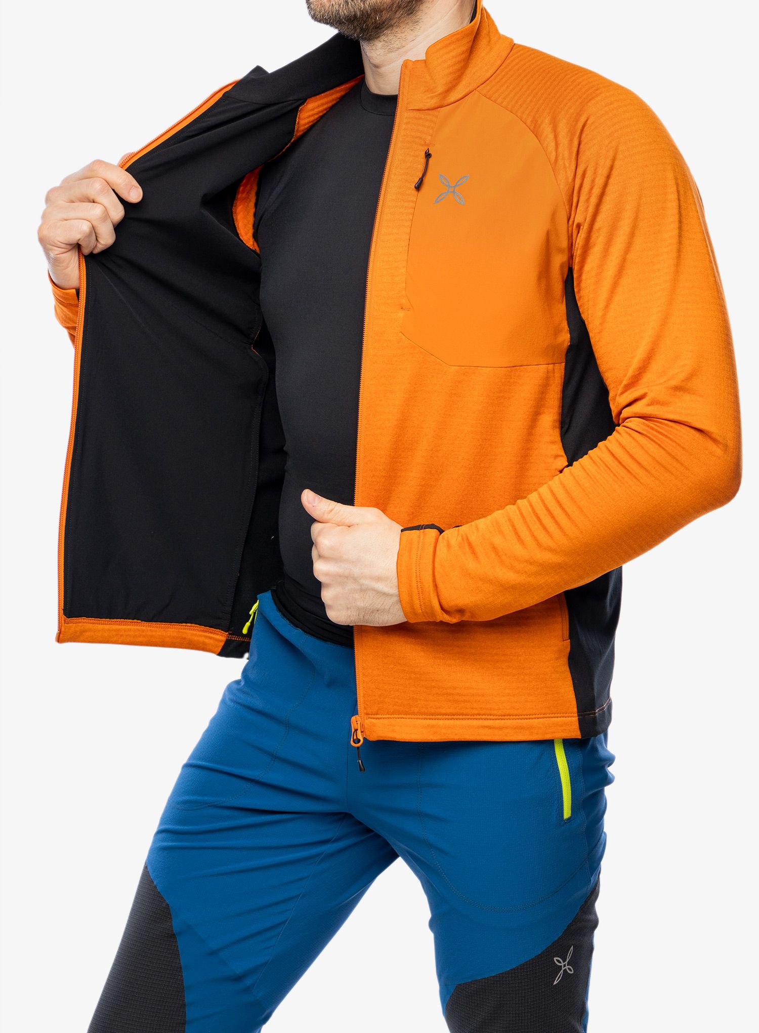 Puloverji brez kapuce Montura Dolomiti Maglia - mandarine