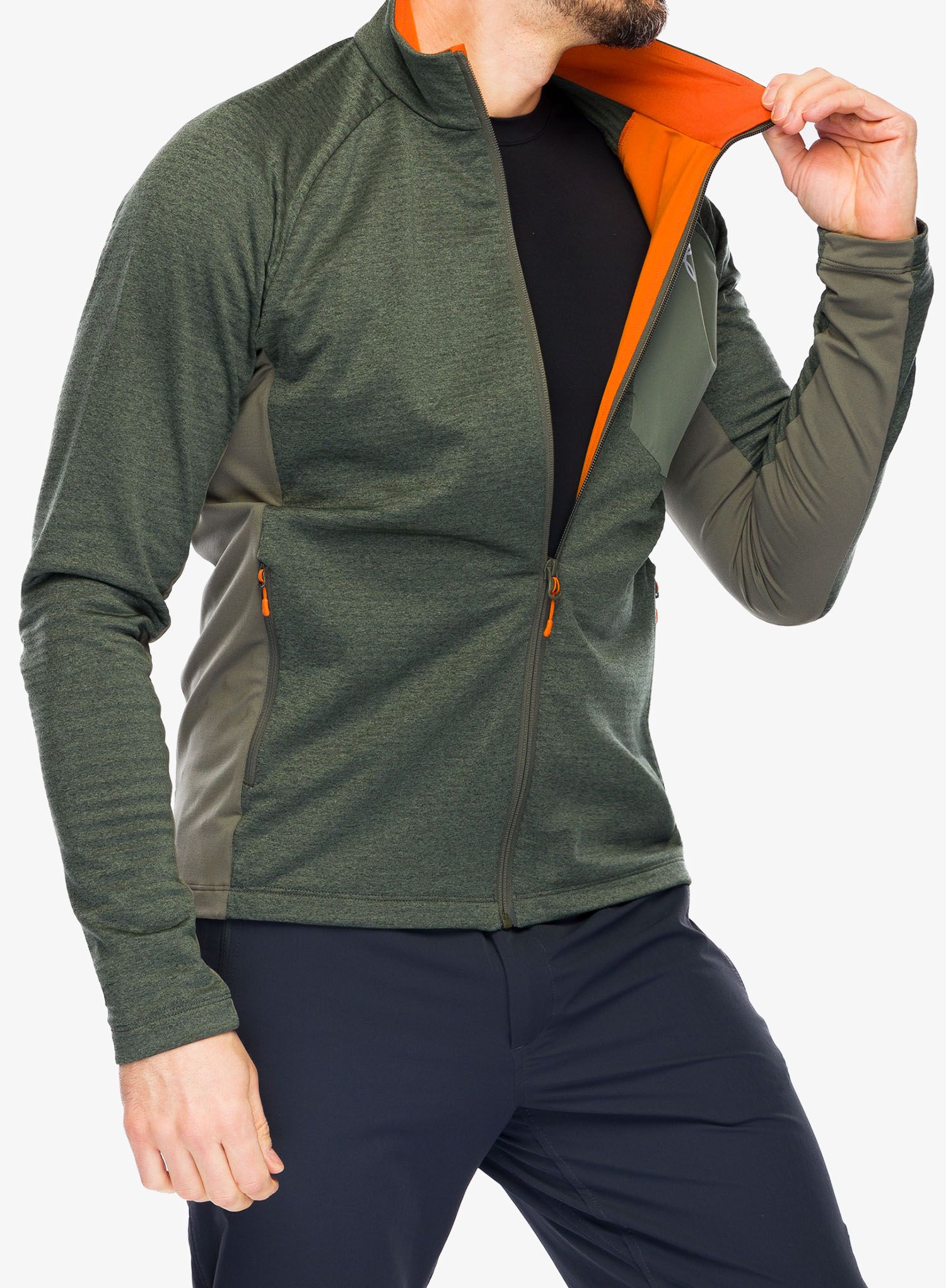 Jopica na zadrgo Montura Dolomiti Maglia - sage green