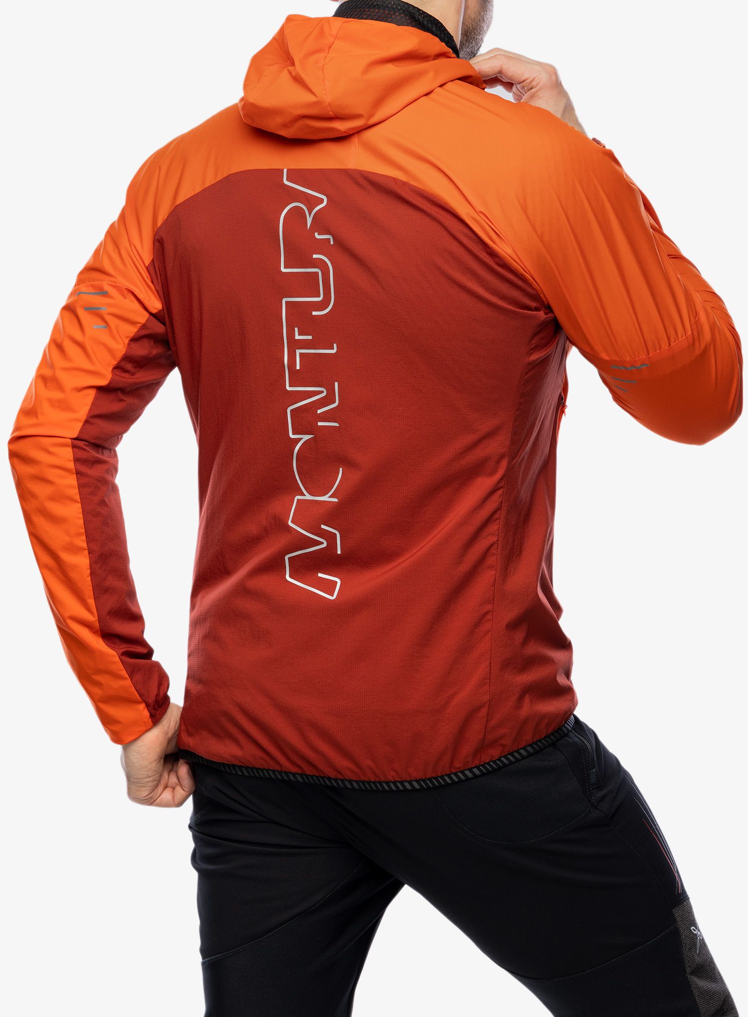 Softshell jakna Montura Eiger Light Jacket - bright orange/tobacco