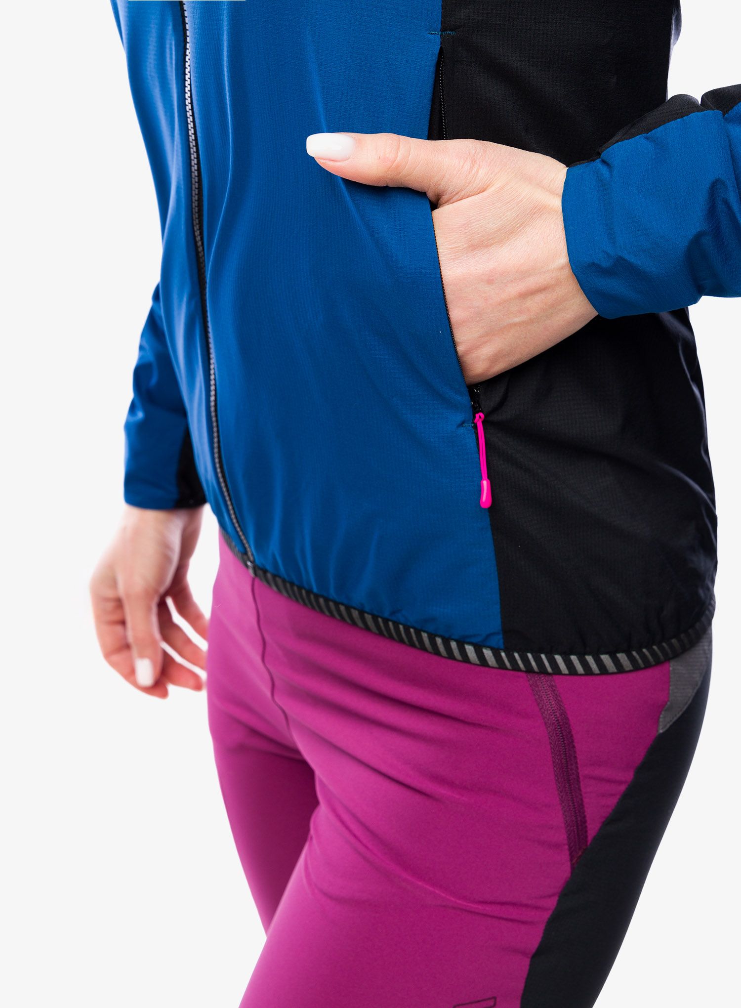 Ženska softshell jakna Montura Eiger Light Jacket - deep blue/intense violet