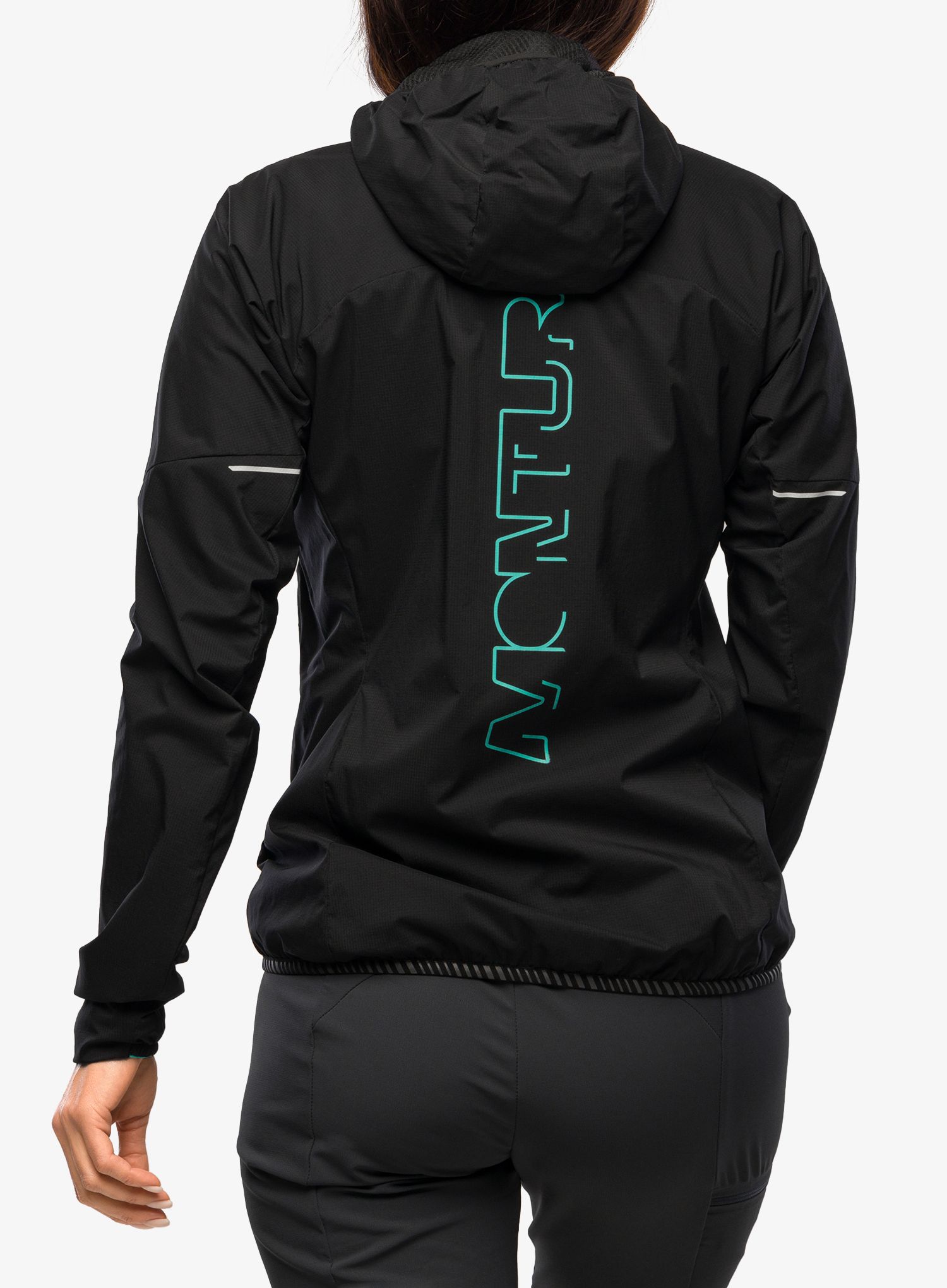 Ženska softshell jakna Montura Eiger Light Jacket - nero/care blue