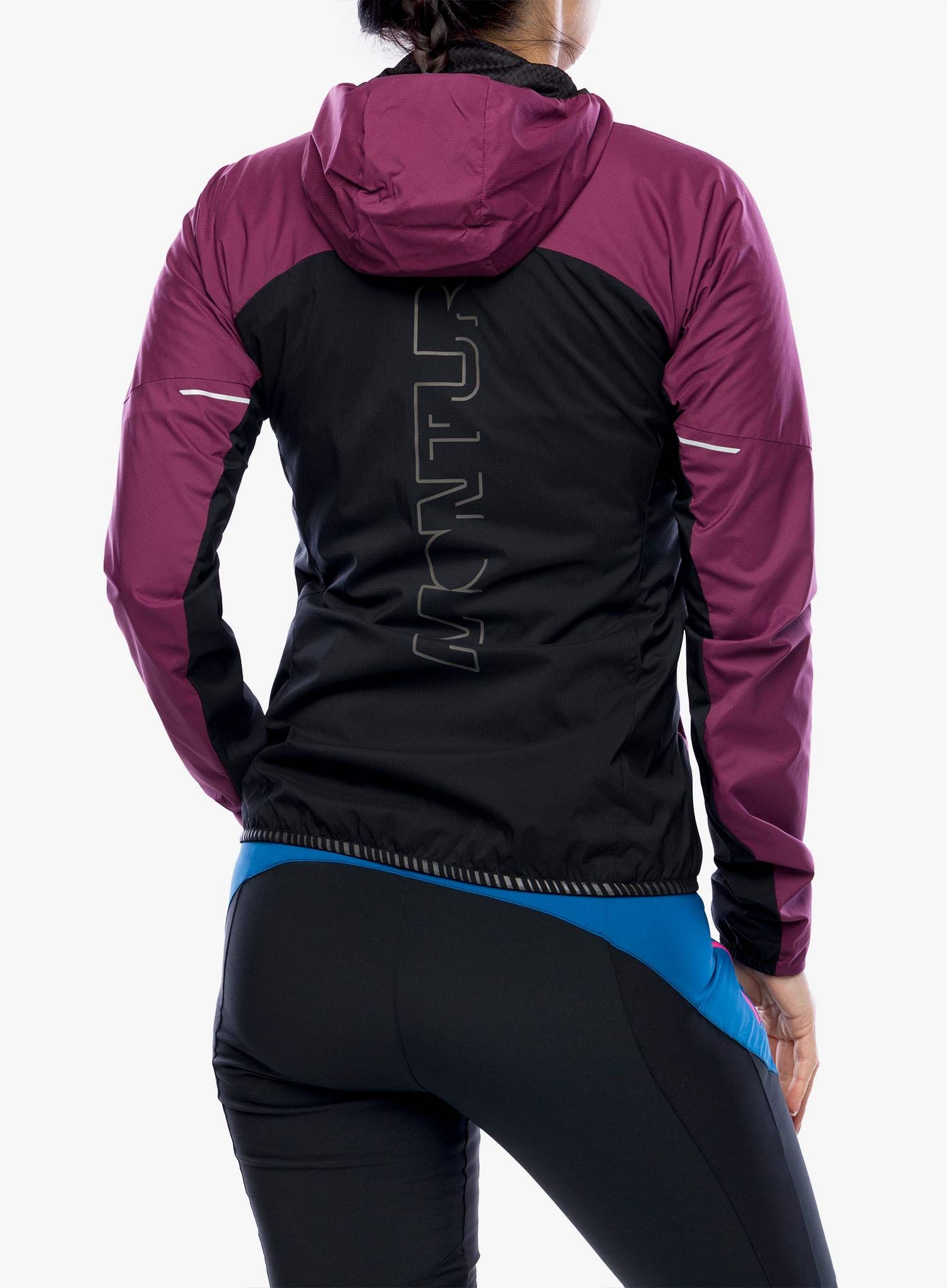 Ženska softshell jakna Montura Eiger Light Jacket - wine red/light rose