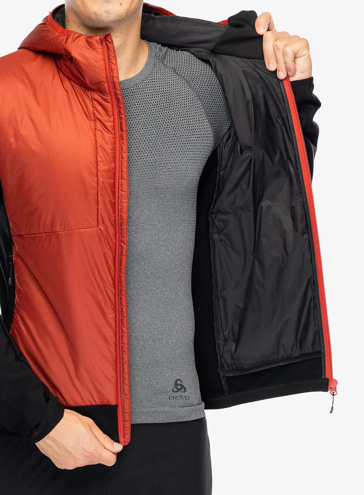 Hibridna jakna Montura Enigma Hybrid Jacket - tobacco/black