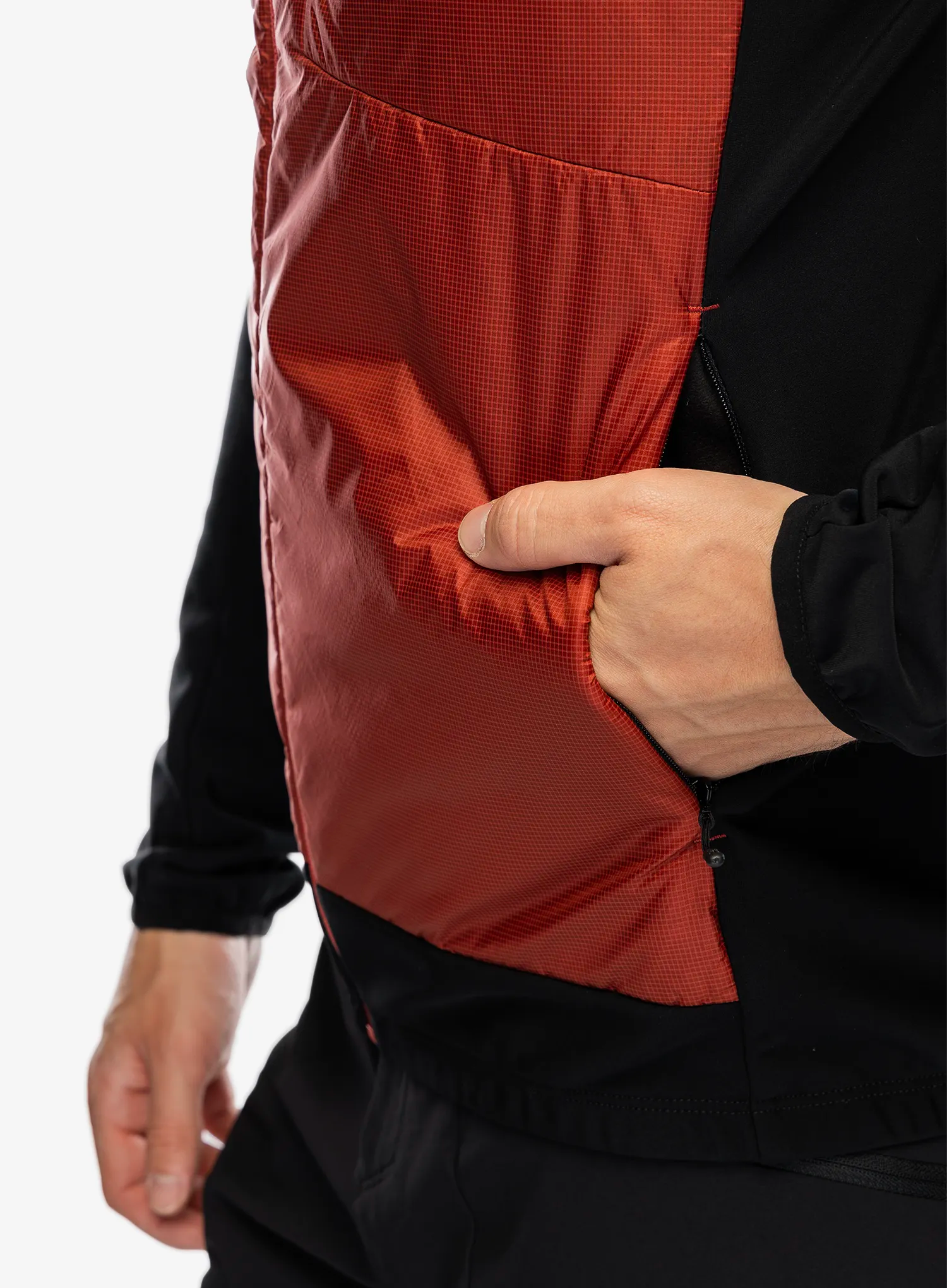 Hibridna jakna Montura Enigma Hybrid Jacket - tobacco/black