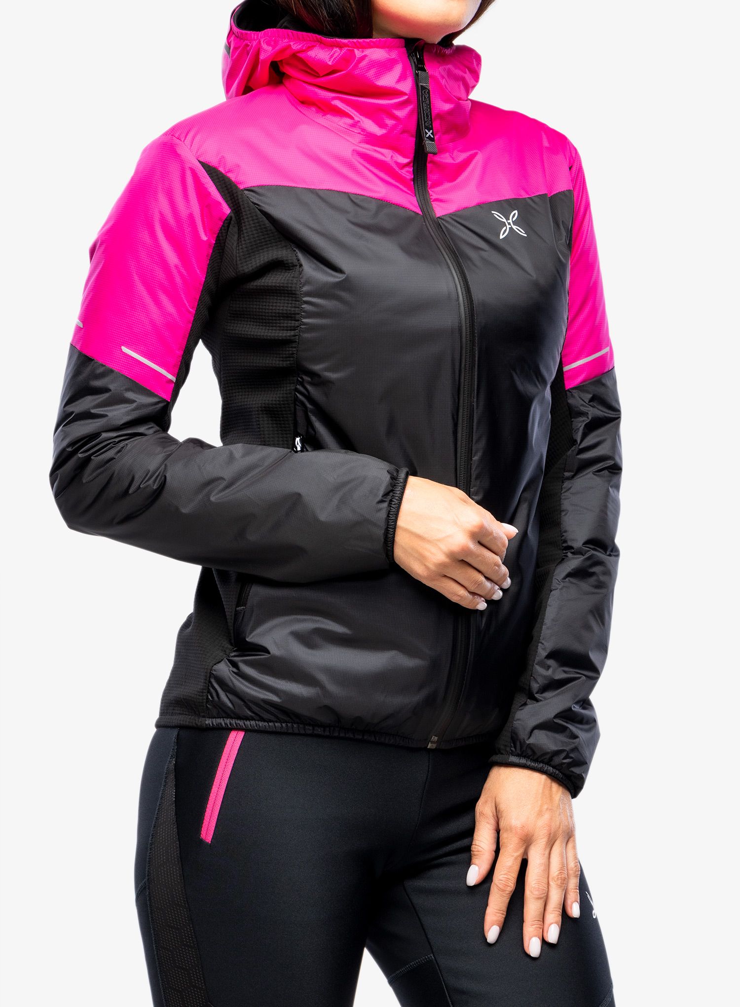 Ženska hibridna jakna Montura Escape Hybrid Jacket - black/intense violet