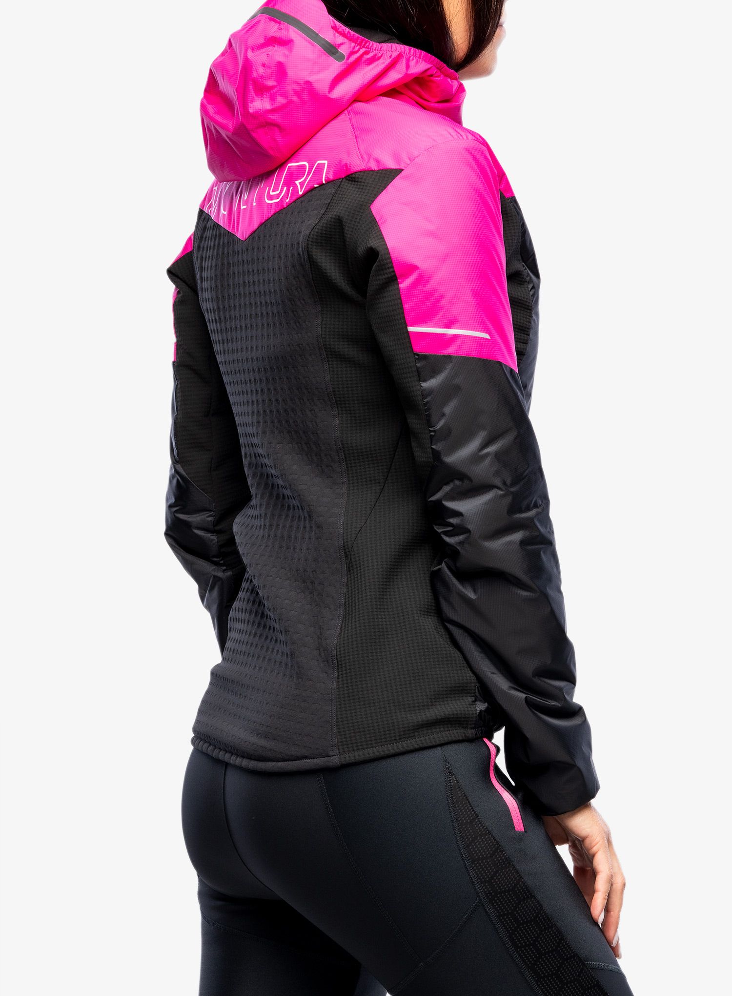 Ženska hibridna jakna Montura Escape Hybrid Jacket - black/intense violet