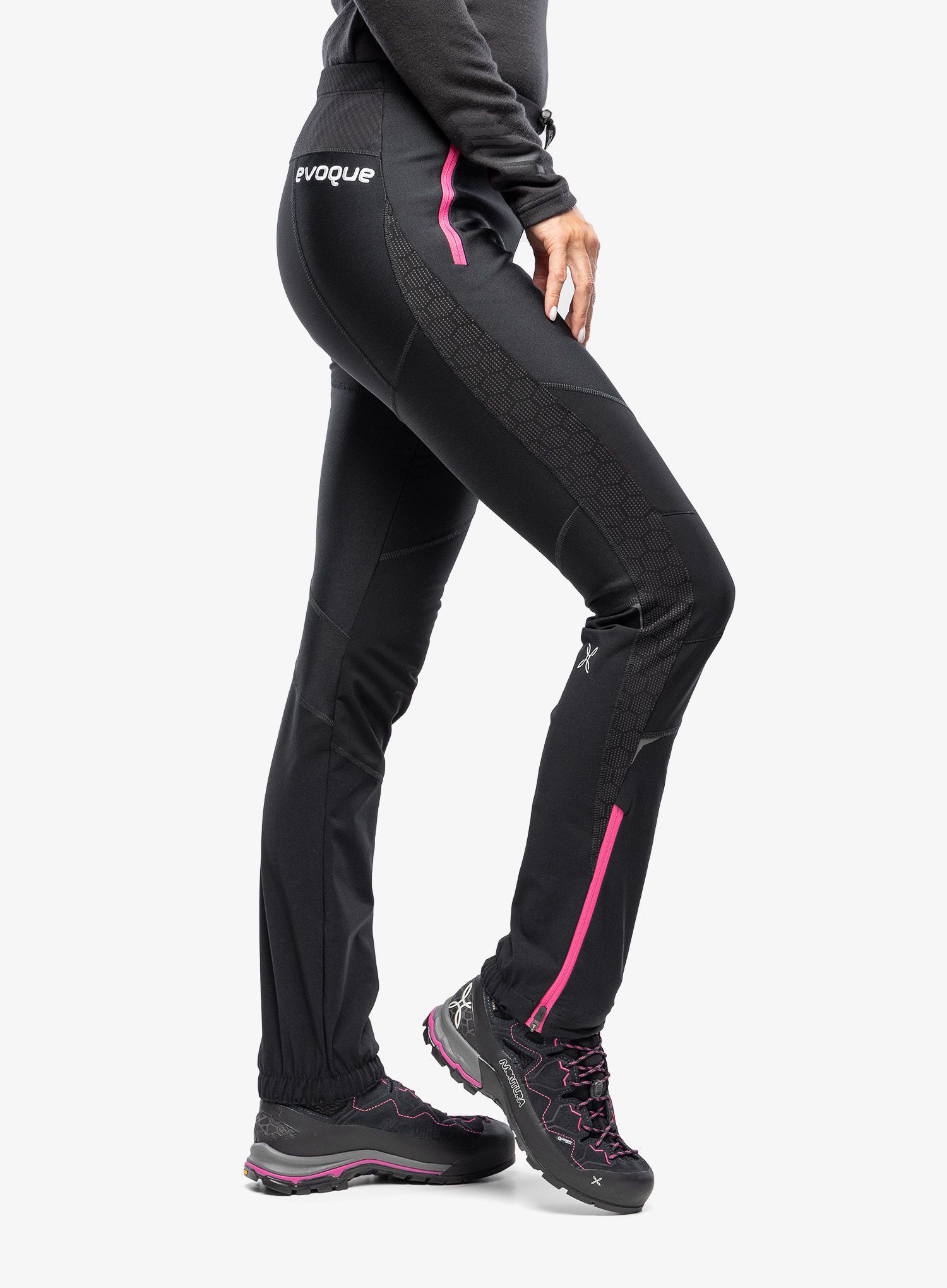 Ženske hlače za turno smučanje Montura Evoque 2 Pants - black/intense violet