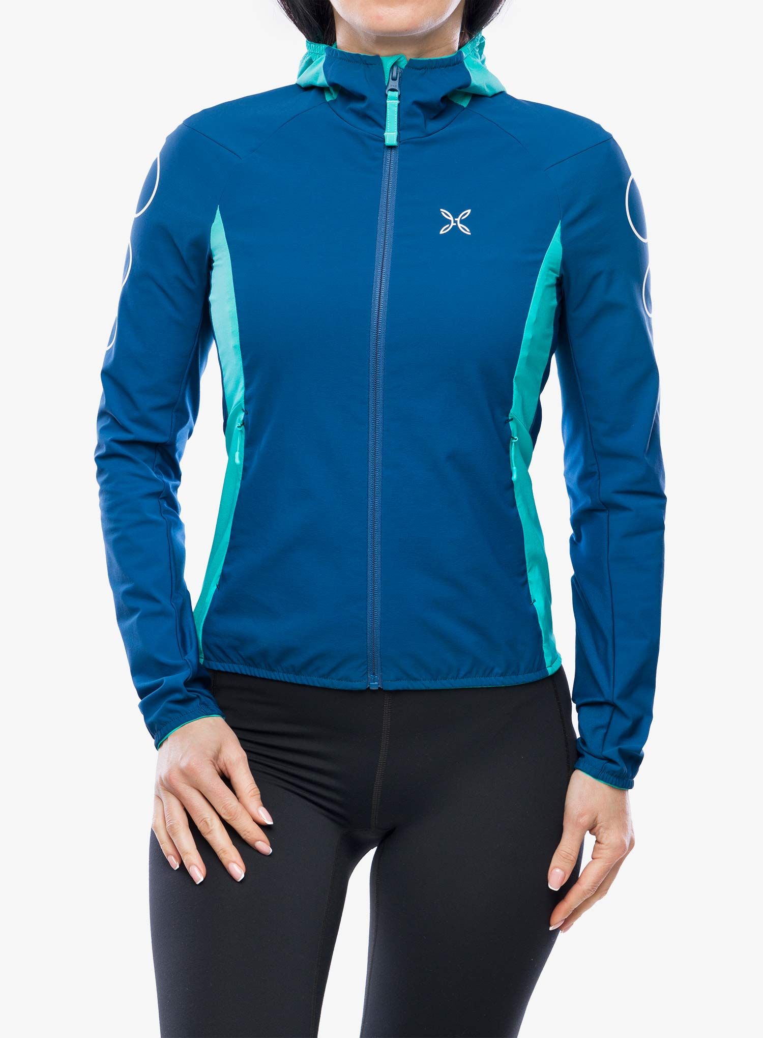 Ženska jakna za tek Montura Flash Sky Jacket - deep blue/light blue