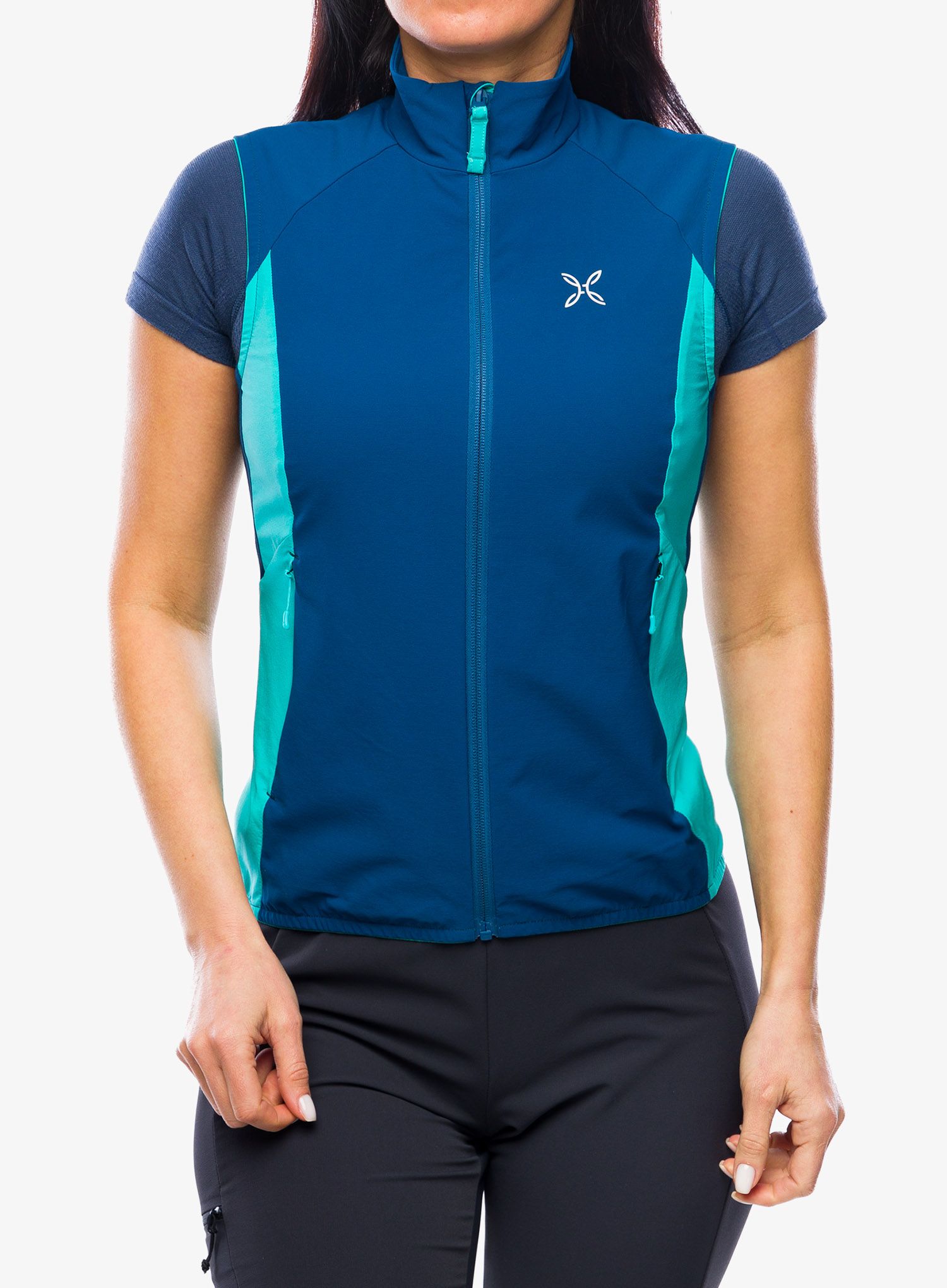 Ženski brezrokavnik Montura Flash Sky Vest - deep blue/light blue