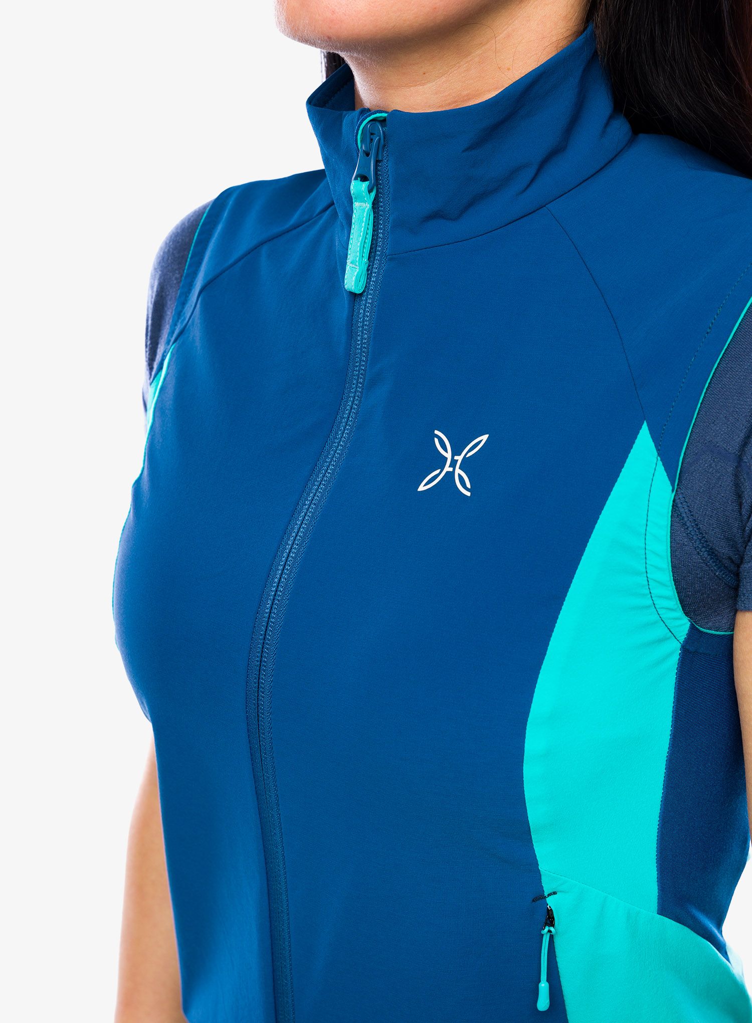 Ženski brezrokavnik Montura Flash Sky Vest - deep blue/light blue