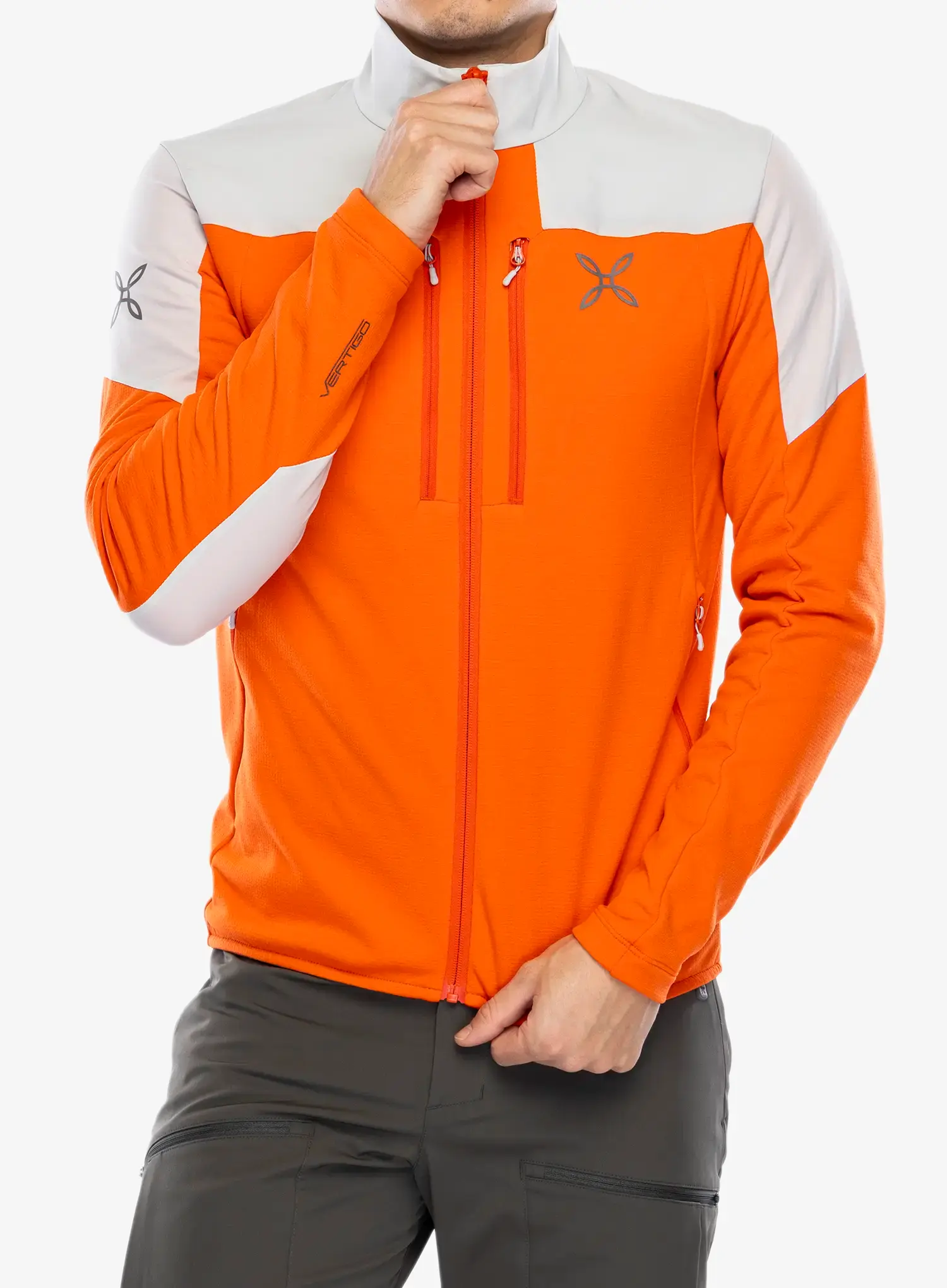 Puloverji brez kapuce Montura Force Maglia - orange/quiet grey