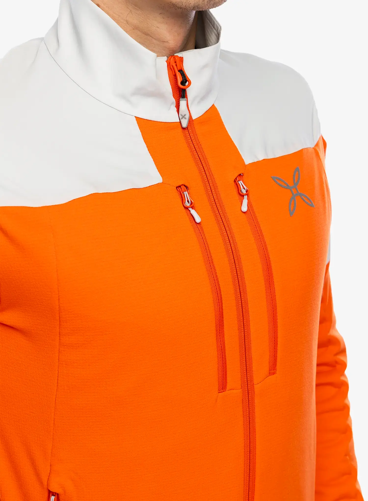 Puloverji brez kapuce Montura Force Maglia - orange/quiet grey