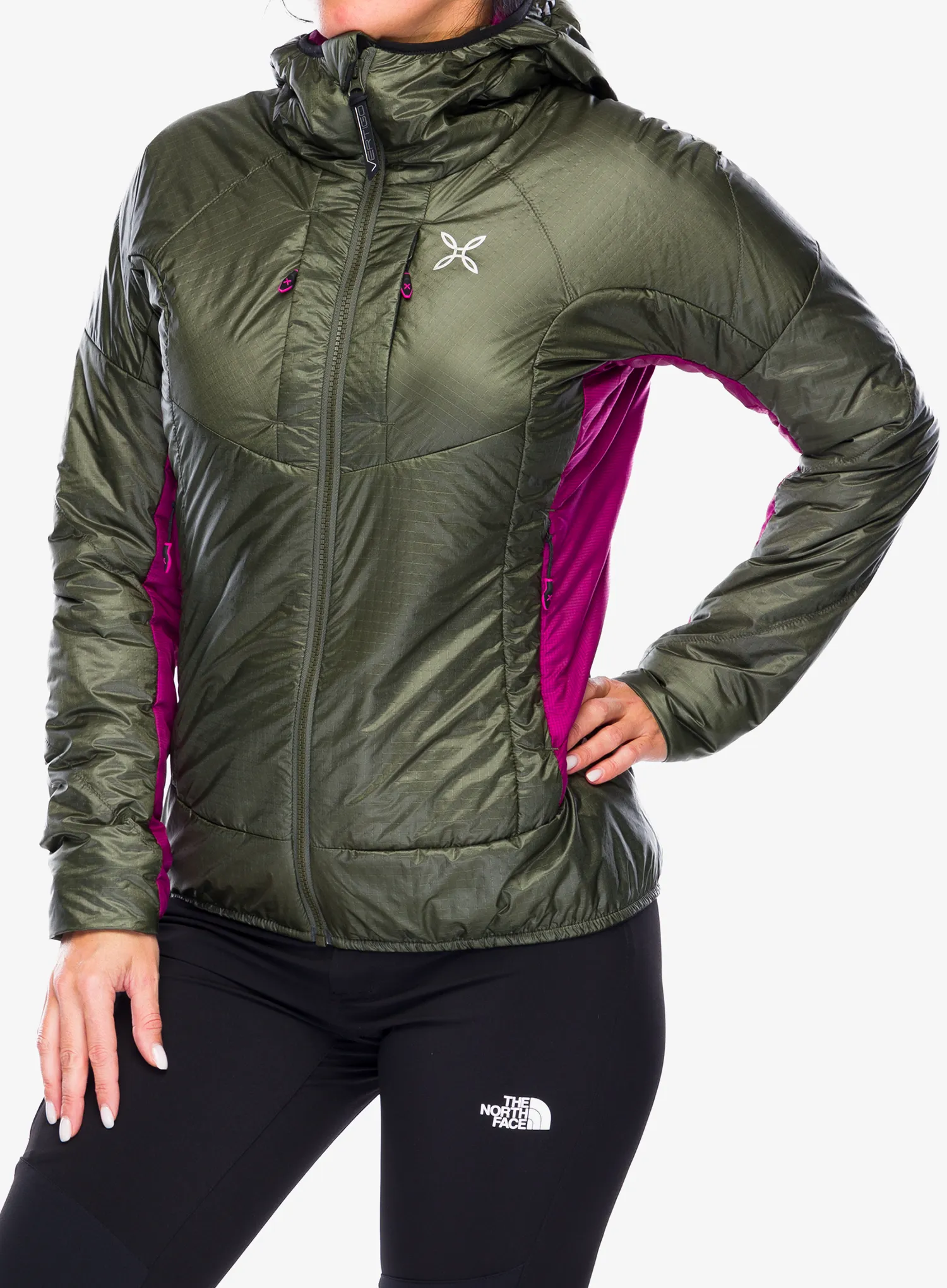 Ženska sintetična jakna Montura Force Primaloft Jacket - sage green/wine red