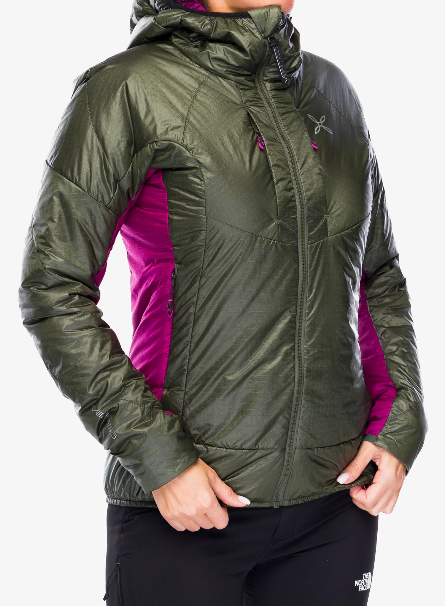 Ženska sintetična jakna Montura Force Primaloft Jacket - sage green/wine red