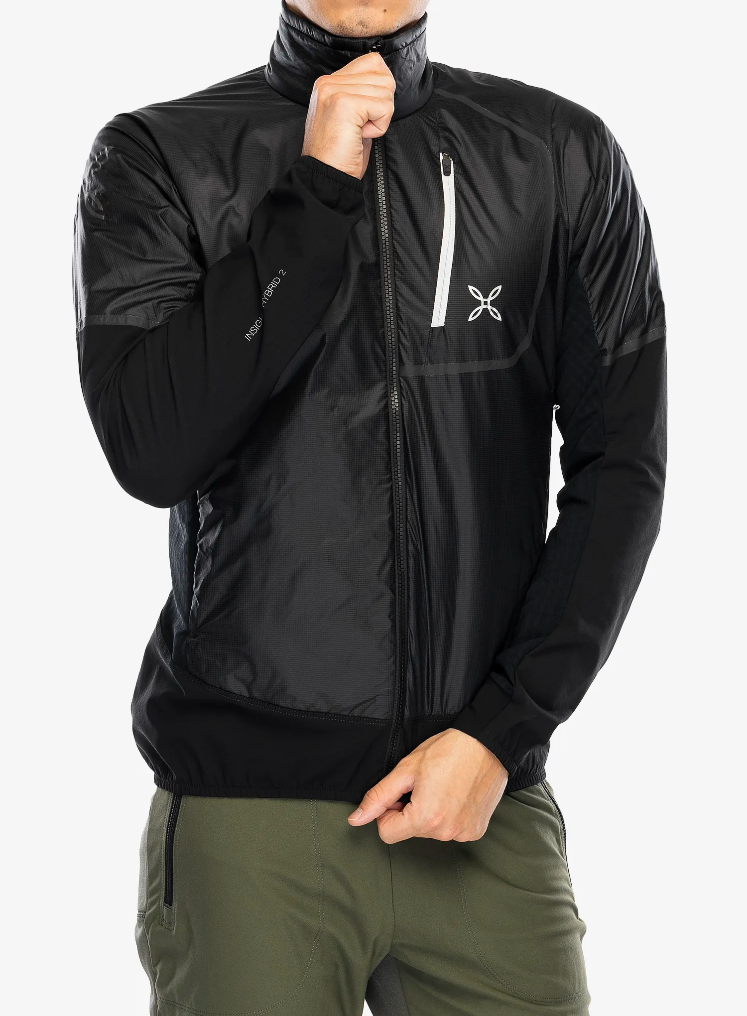 Hibridna jakna Montura Insight Hybrid 2 Jacket - black/quiet grey