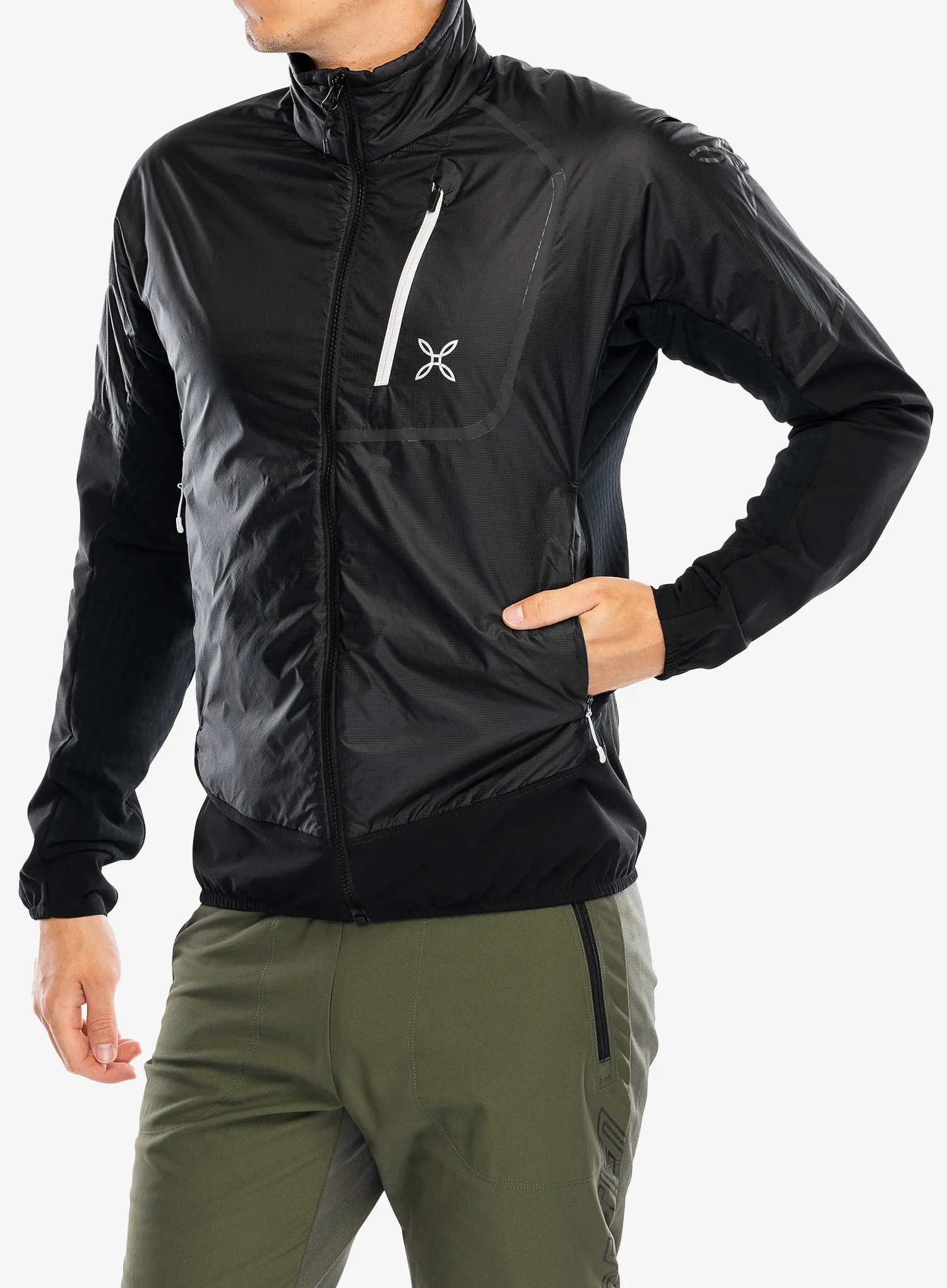 Hibridna jakna Montura Insight Hybrid 2 Jacket - black/quiet grey