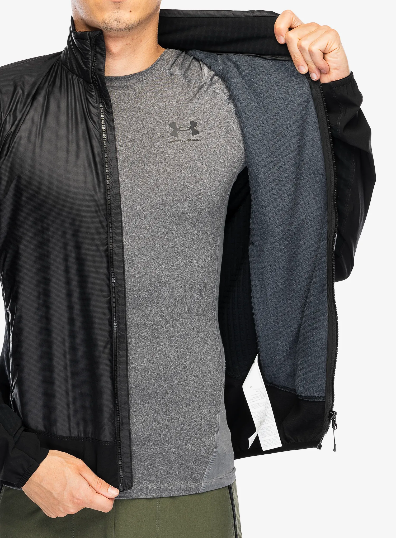 Hibridna jakna Montura Insight Hybrid 2 Jacket - black/quiet grey