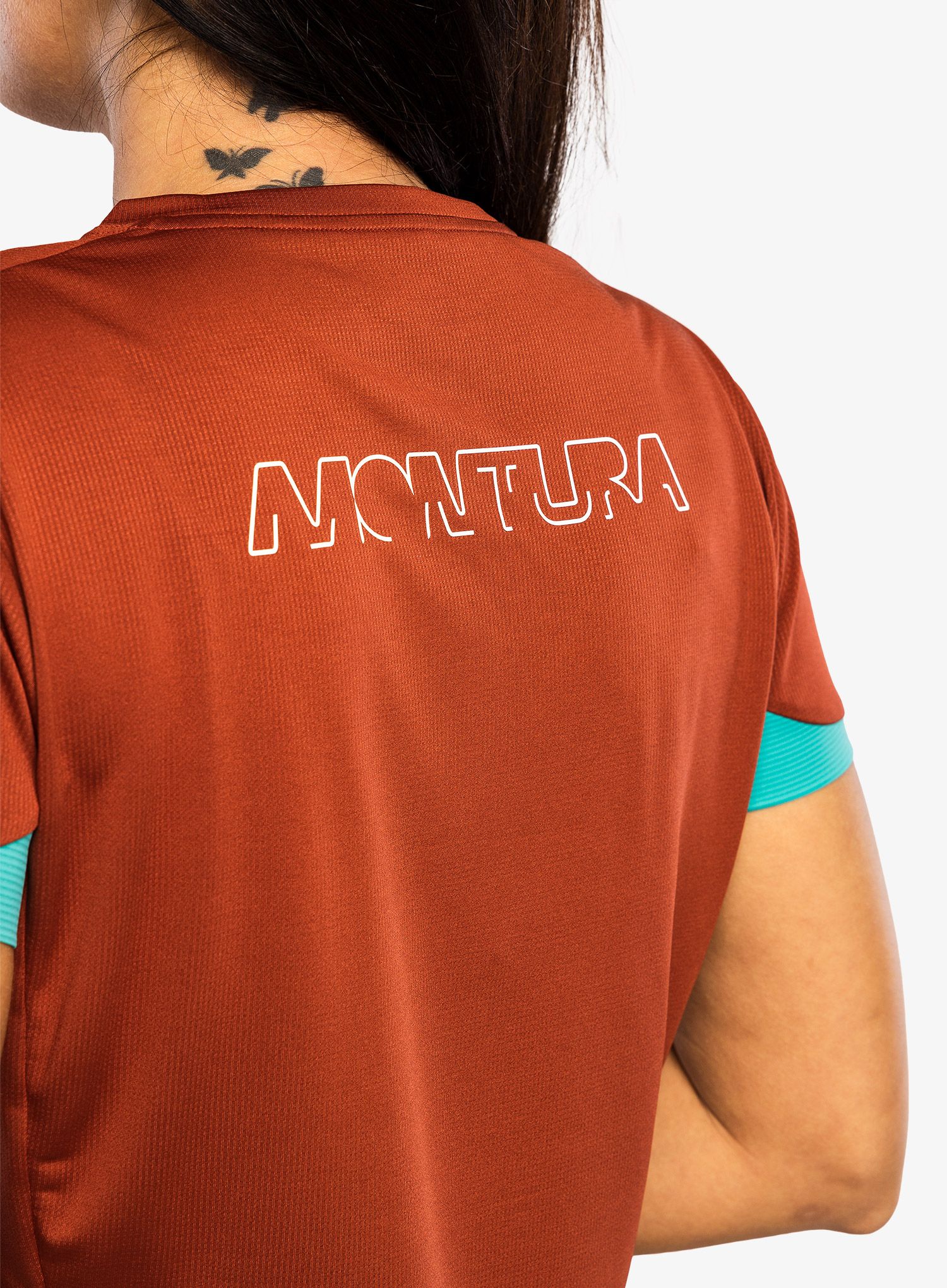 Ženska športna majica Montura Join T-Shirt - tobacco/care blue