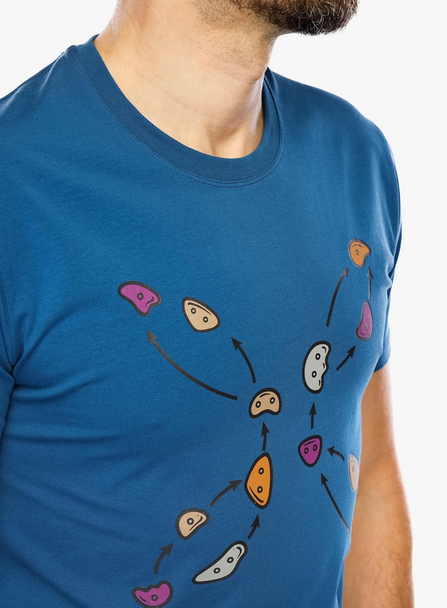 Majica s potiskom Montura Jugs T-Shirt - deep blue