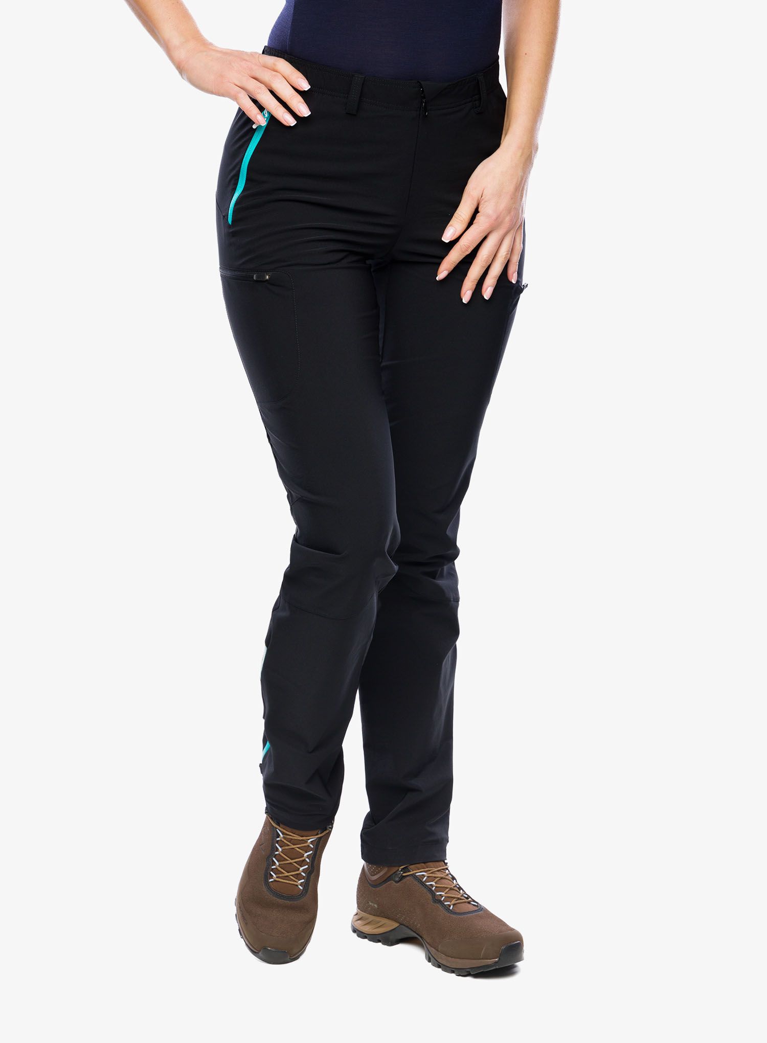 Ženske treking hlače Montura Ledge Pants - black/blue