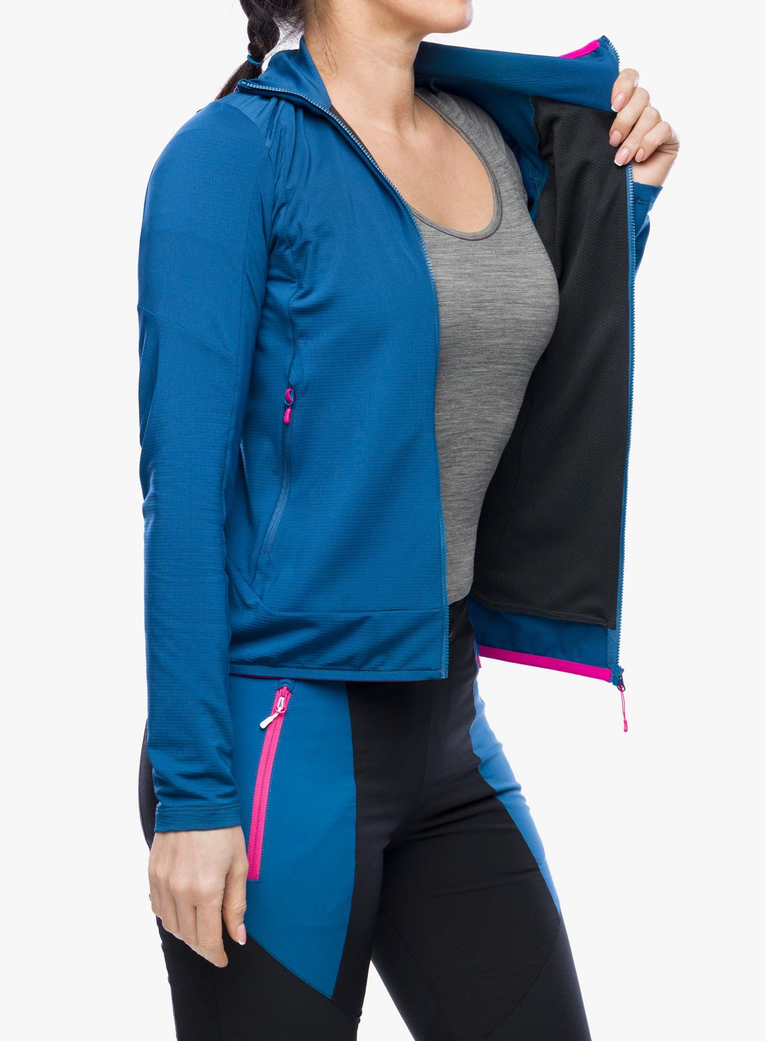 Ženska jopica Montura Light Revolution Maglia - deep blue/intense violet
