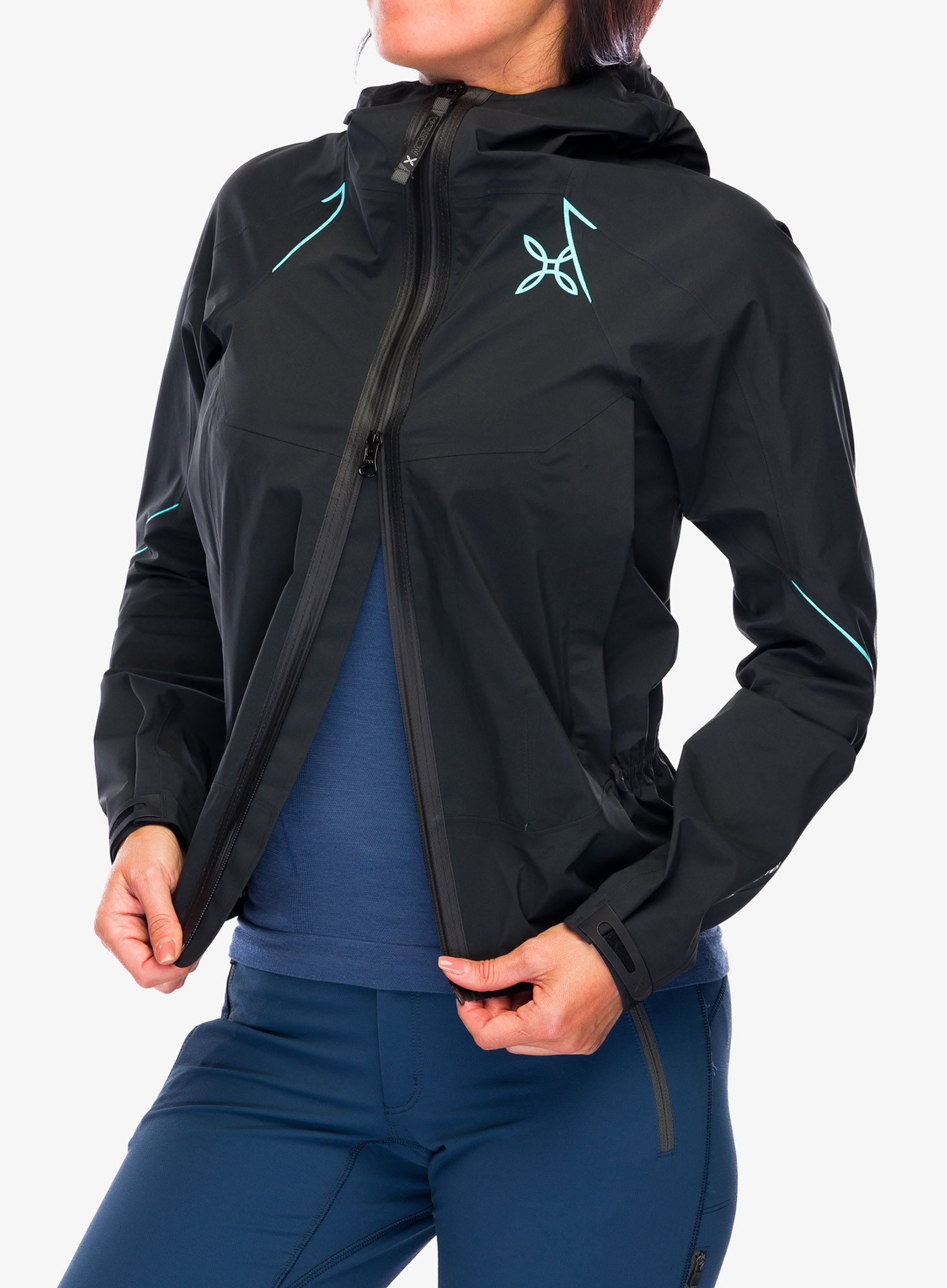 Ženska hardshell jakna Montura Magic 2.0 Jacket - black/light blue