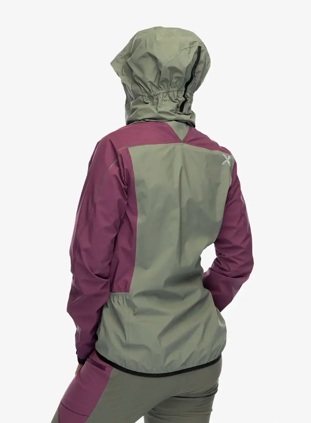 Ženska hardshell jakna Montura Magic 2.0 Jacket - sage green/wine red