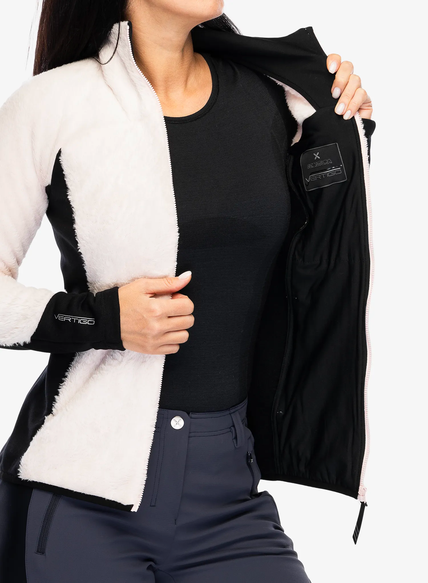 Ženski flis Montura Nordic Fleece 2 Jacket - light rose