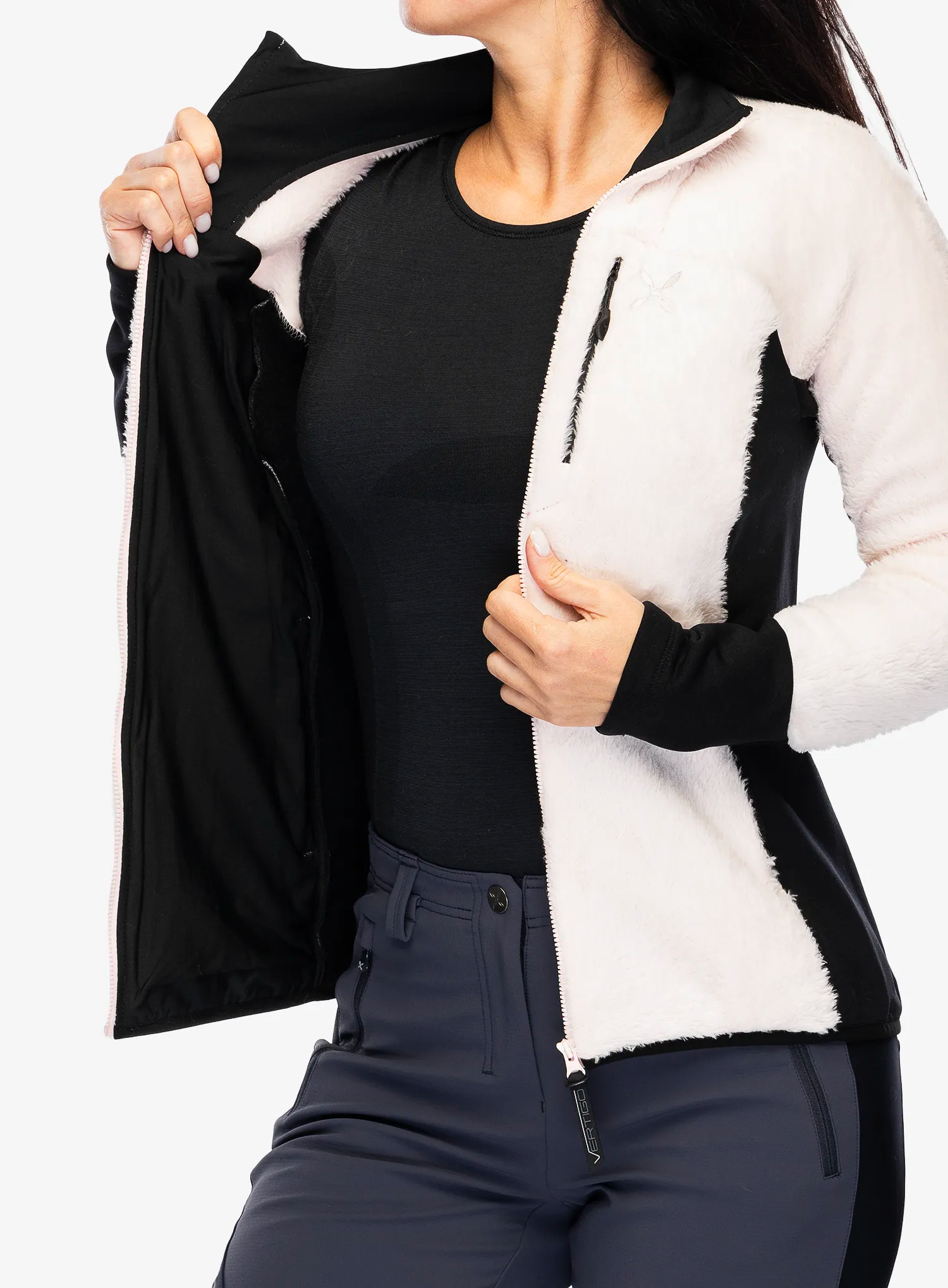 Ženski flis Montura Nordic Fleece 2 Jacket - light rose