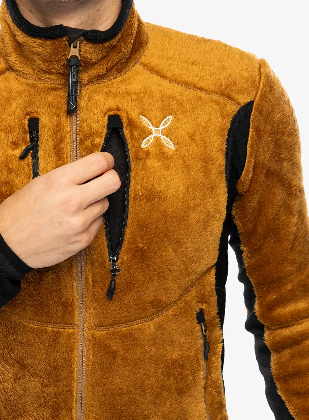 Flis Montura Nordic Fleece Jacket - bronze brown