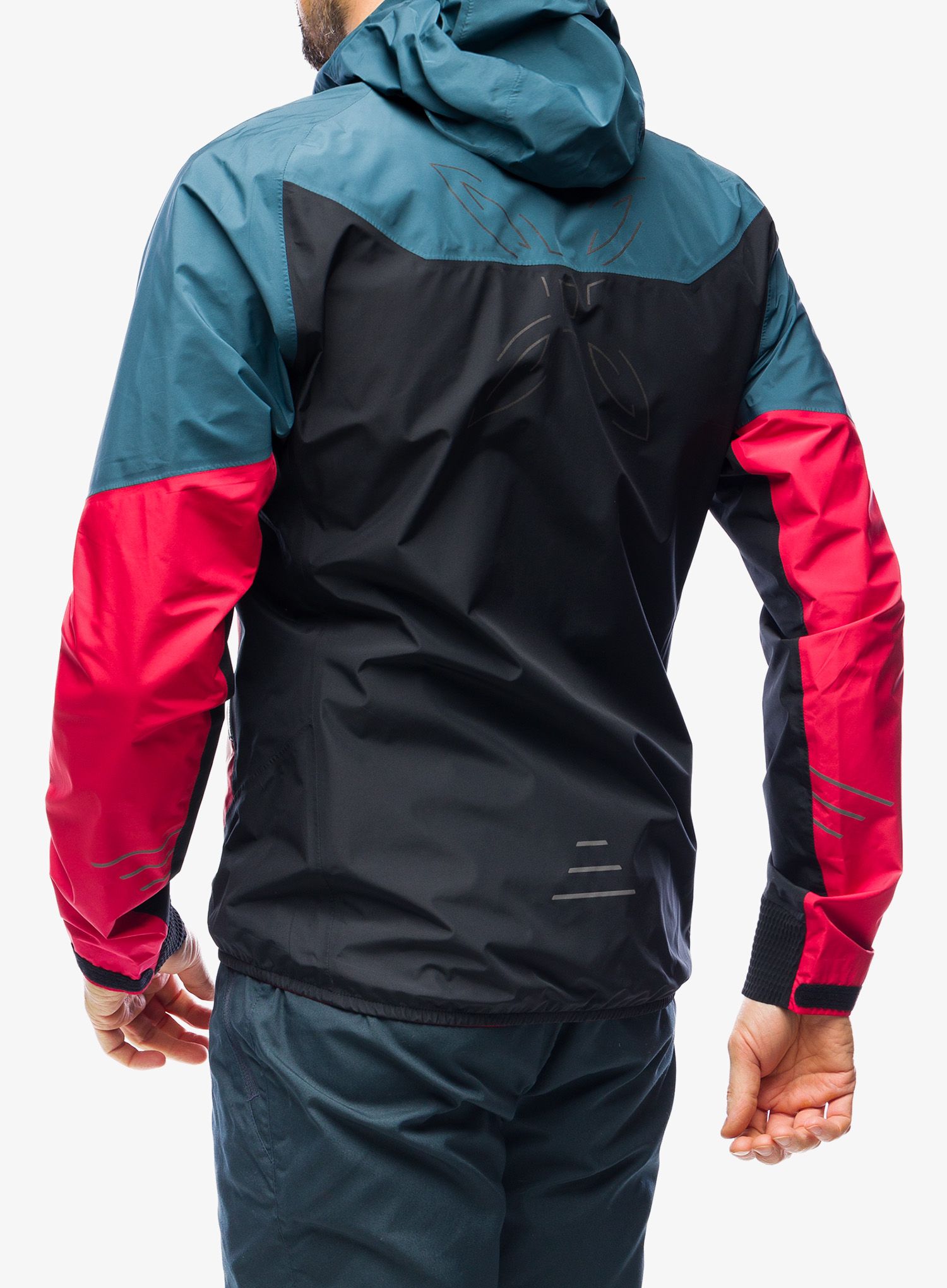 Nepremočljiva jakna Montura Pac Mind Jacket - red/powder blue