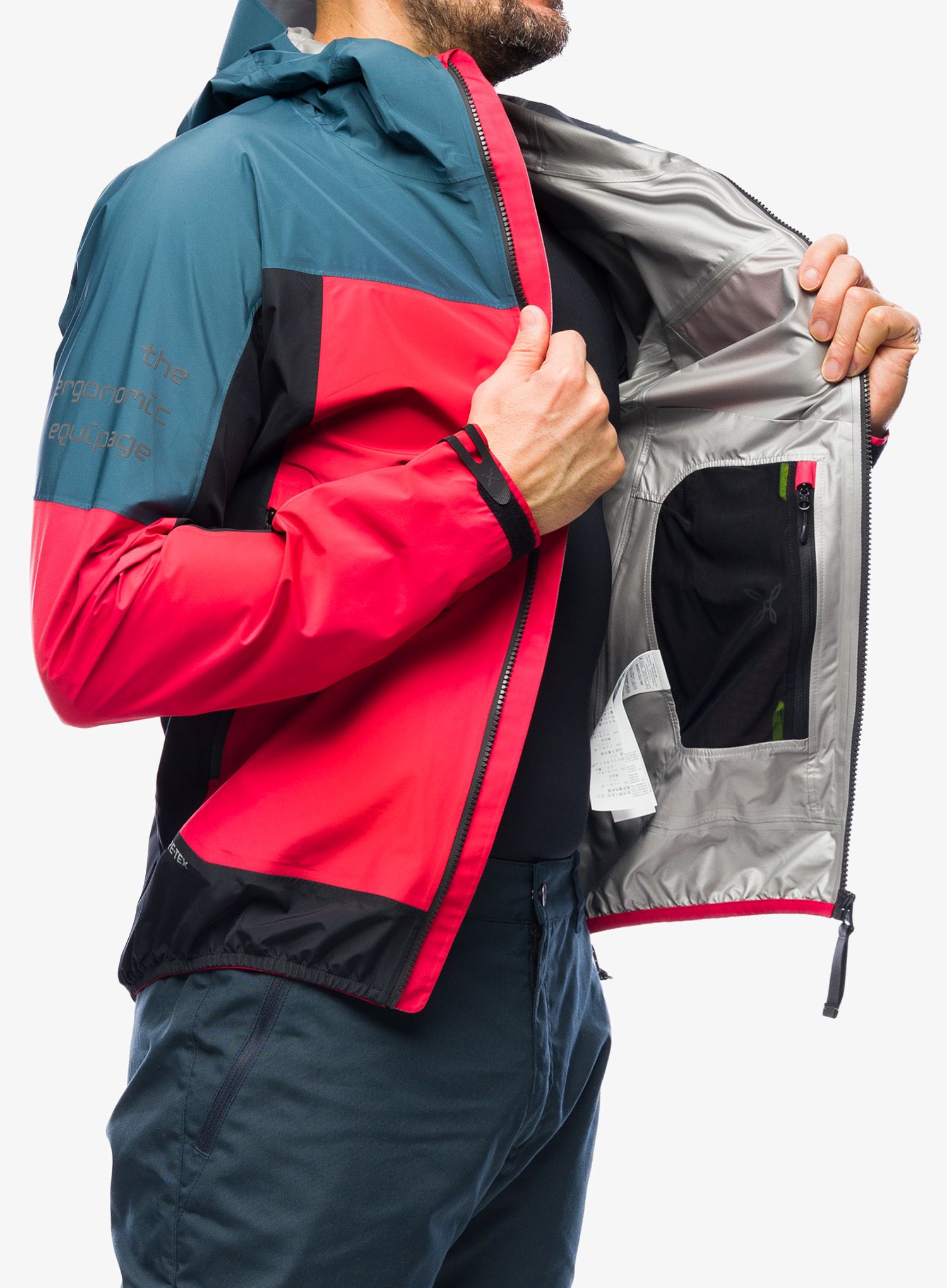 Nepremočljiva jakna Montura Pac Mind Jacket - red/powder blue