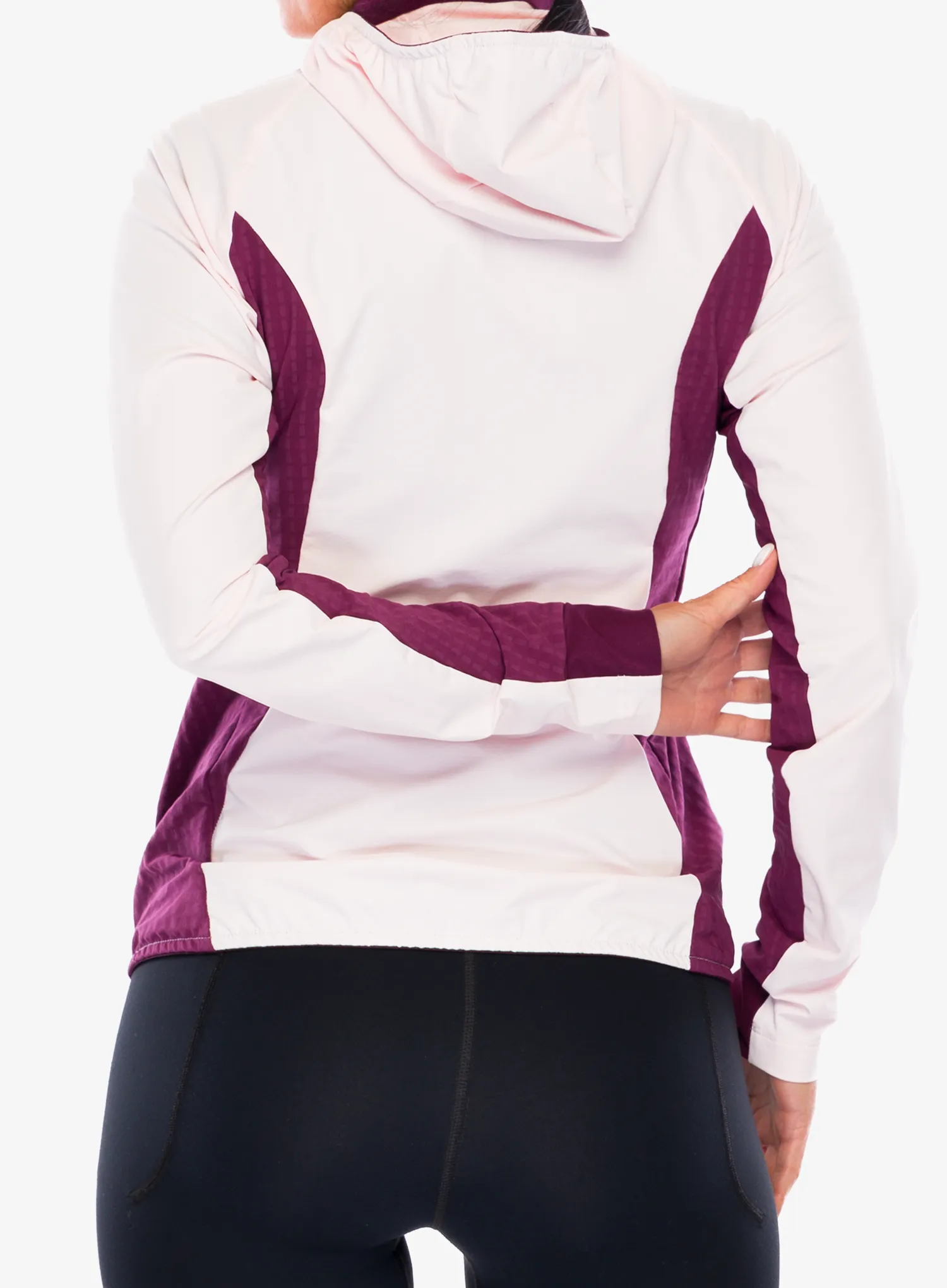 Ženska tekaška jopica Montura Peak Jacket - light rose/wine red
