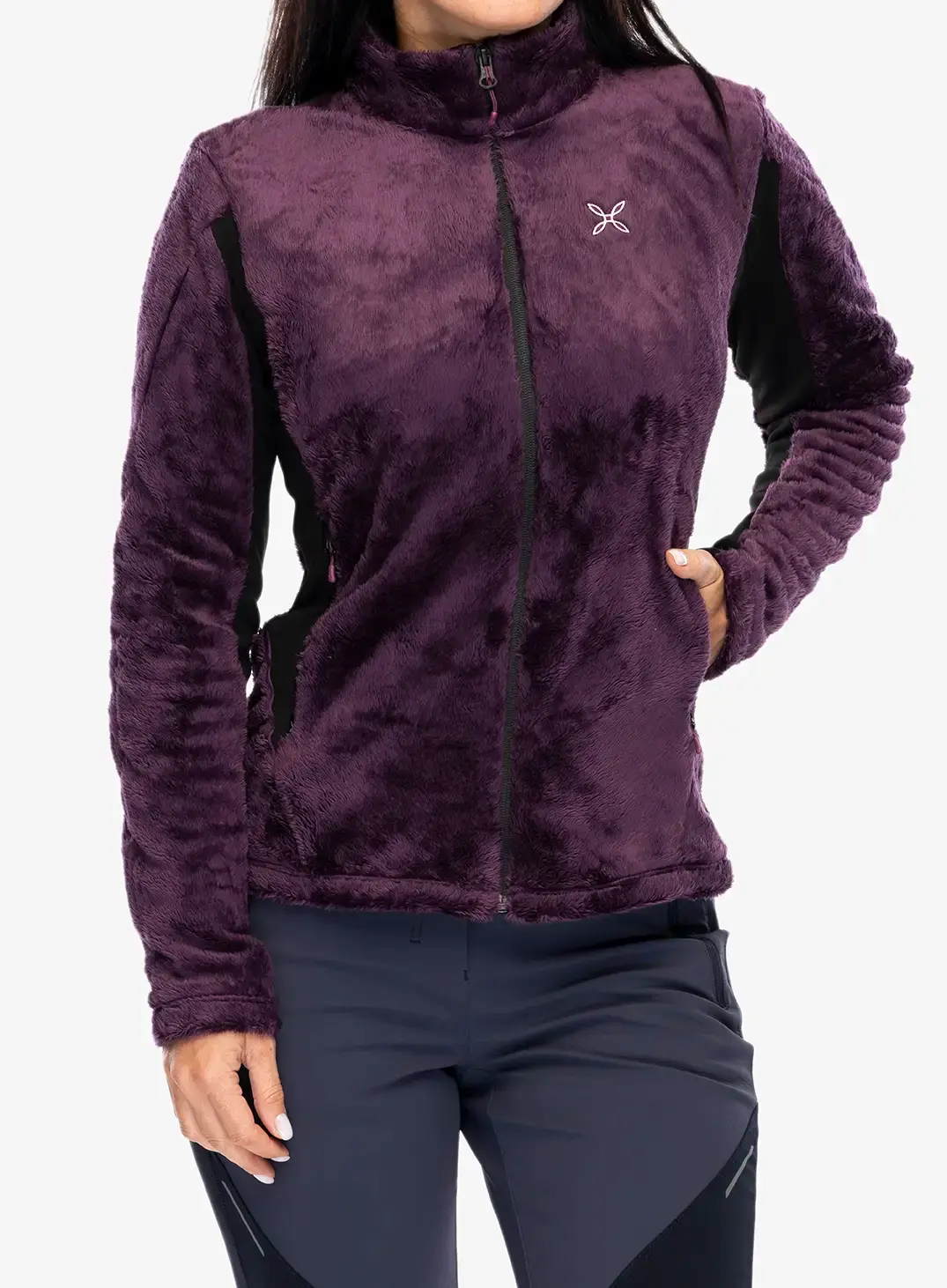 Ženski flis Montura Polar Style Jacket - wine red