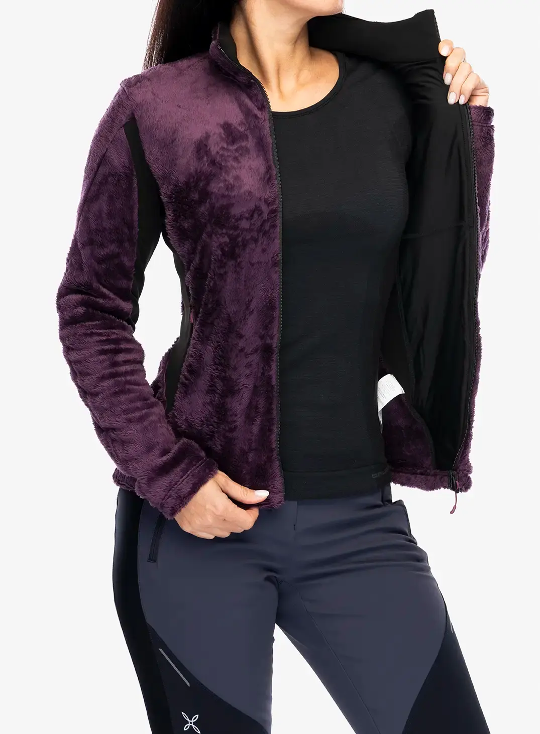 Ženski flis Montura Polar Style Jacket - wine red