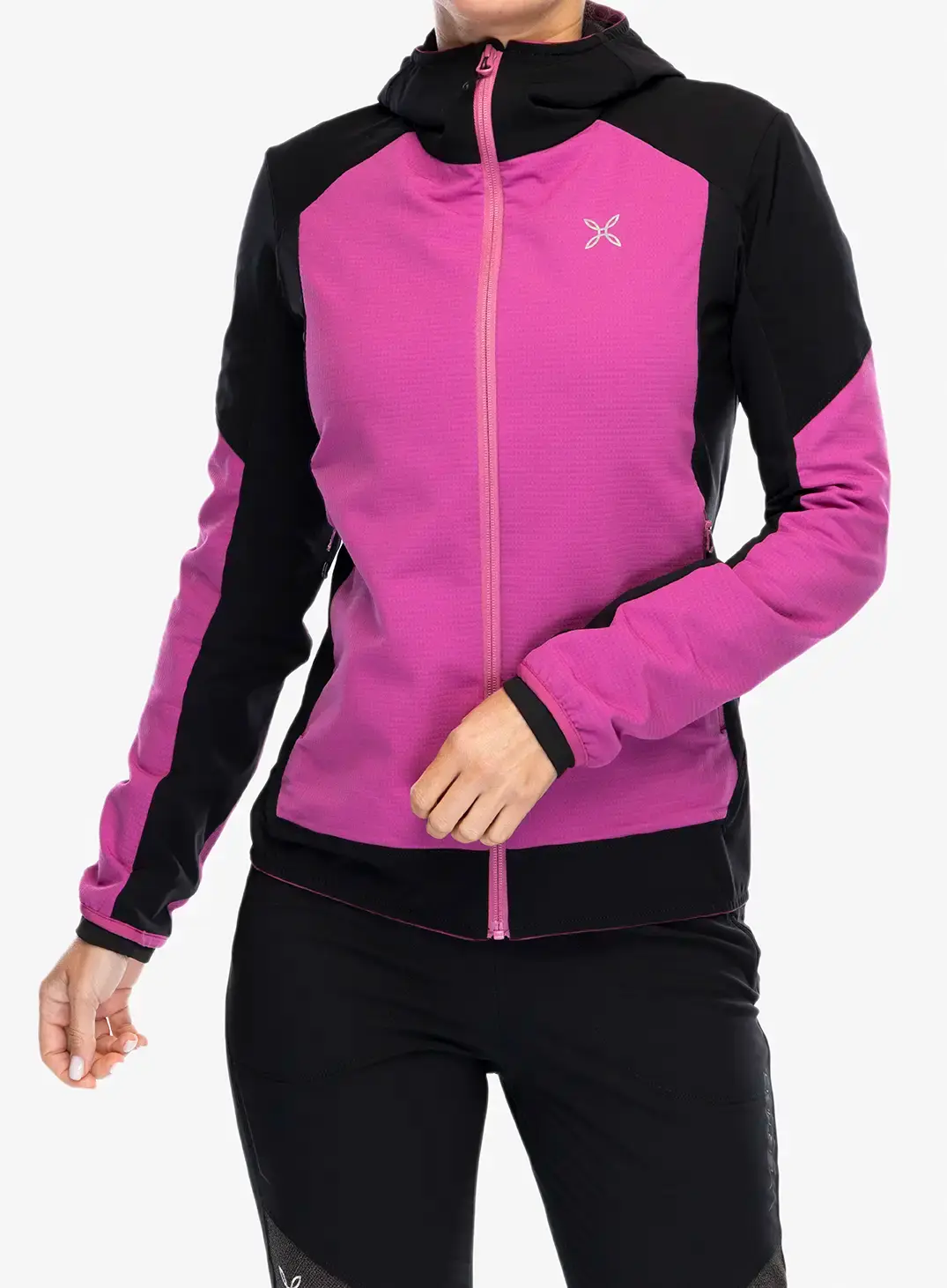 Ženska softshell jakna Montura Premium Wind Hoody Jacket - baton rouge