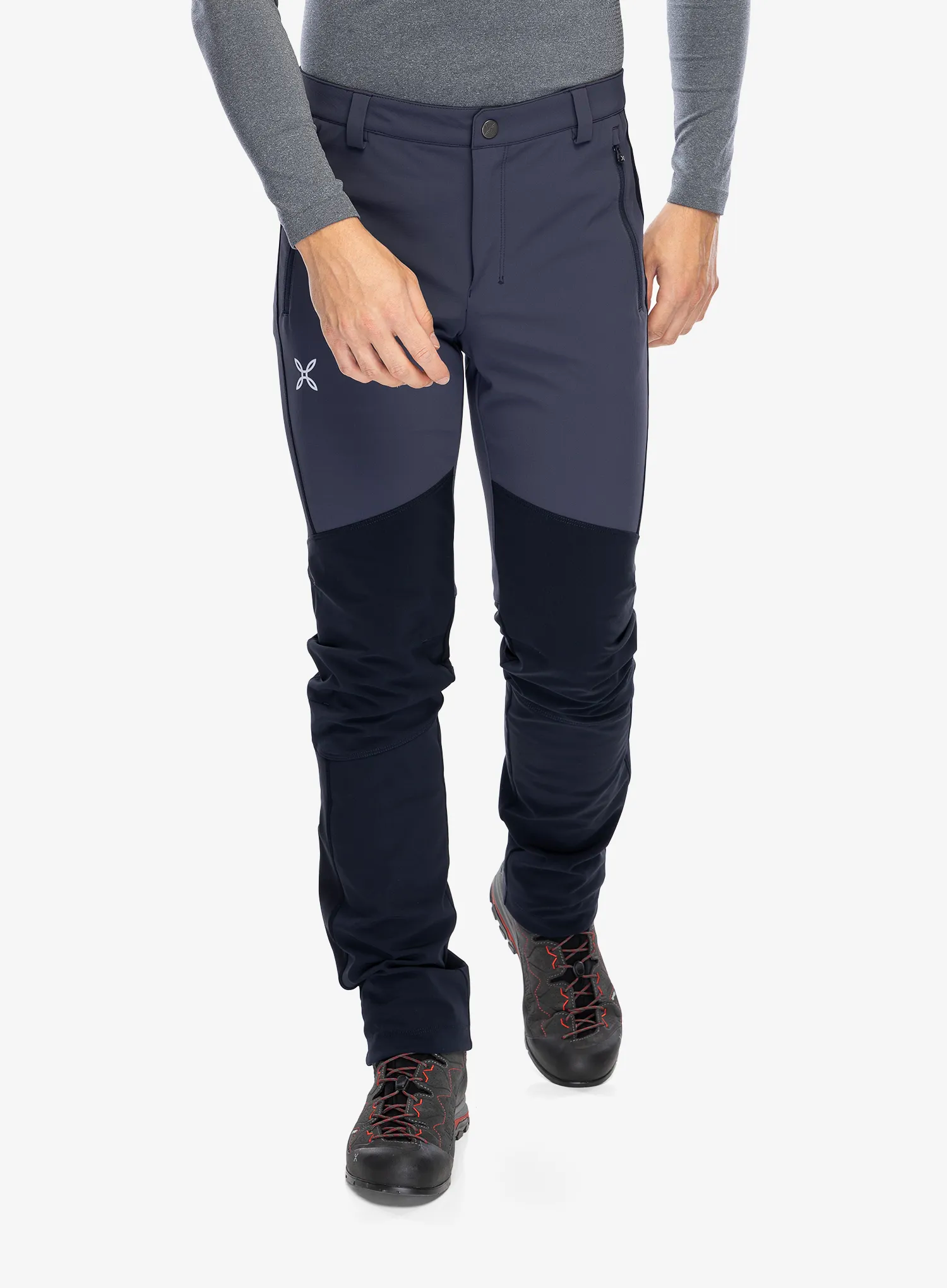 Pohodniške hlače Montura Presanella Pants - graphite blue