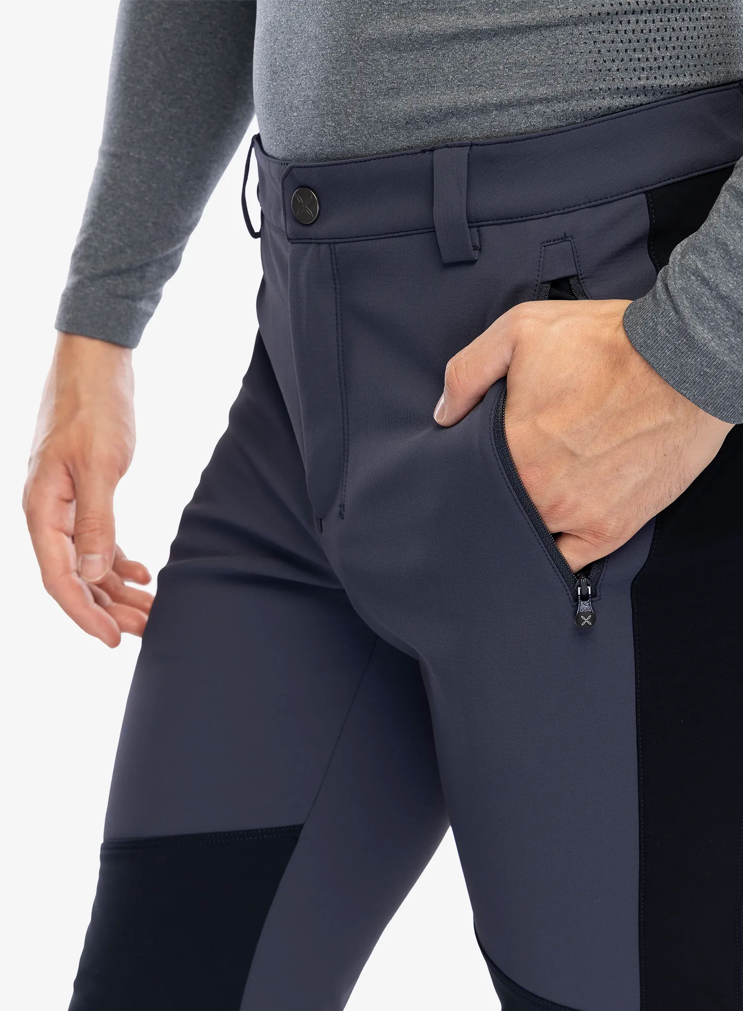 Pohodniške hlače Montura Presanella Pants - graphite blue