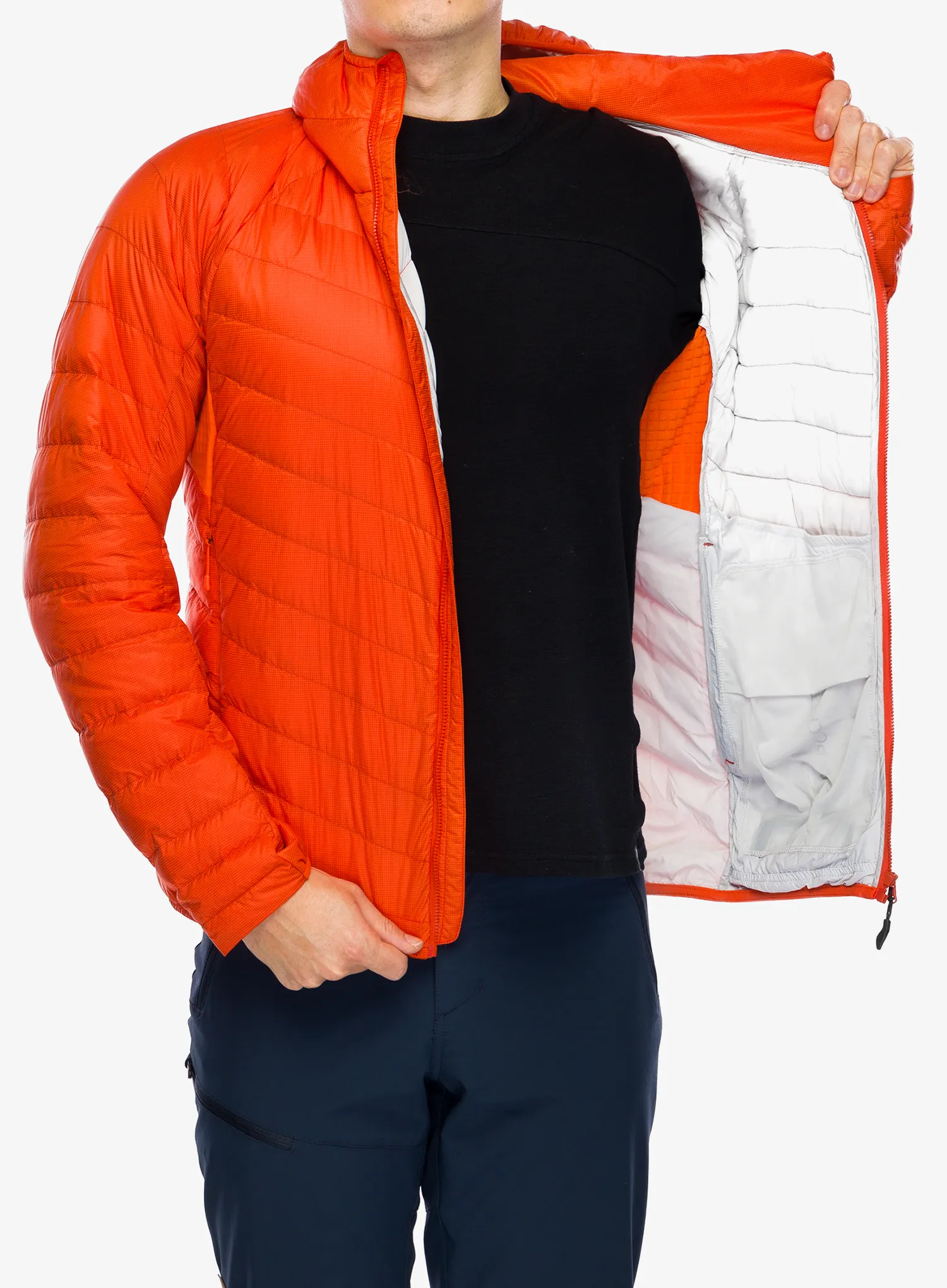 Puhovka Montura Pure Duvet - orange/quiet grey