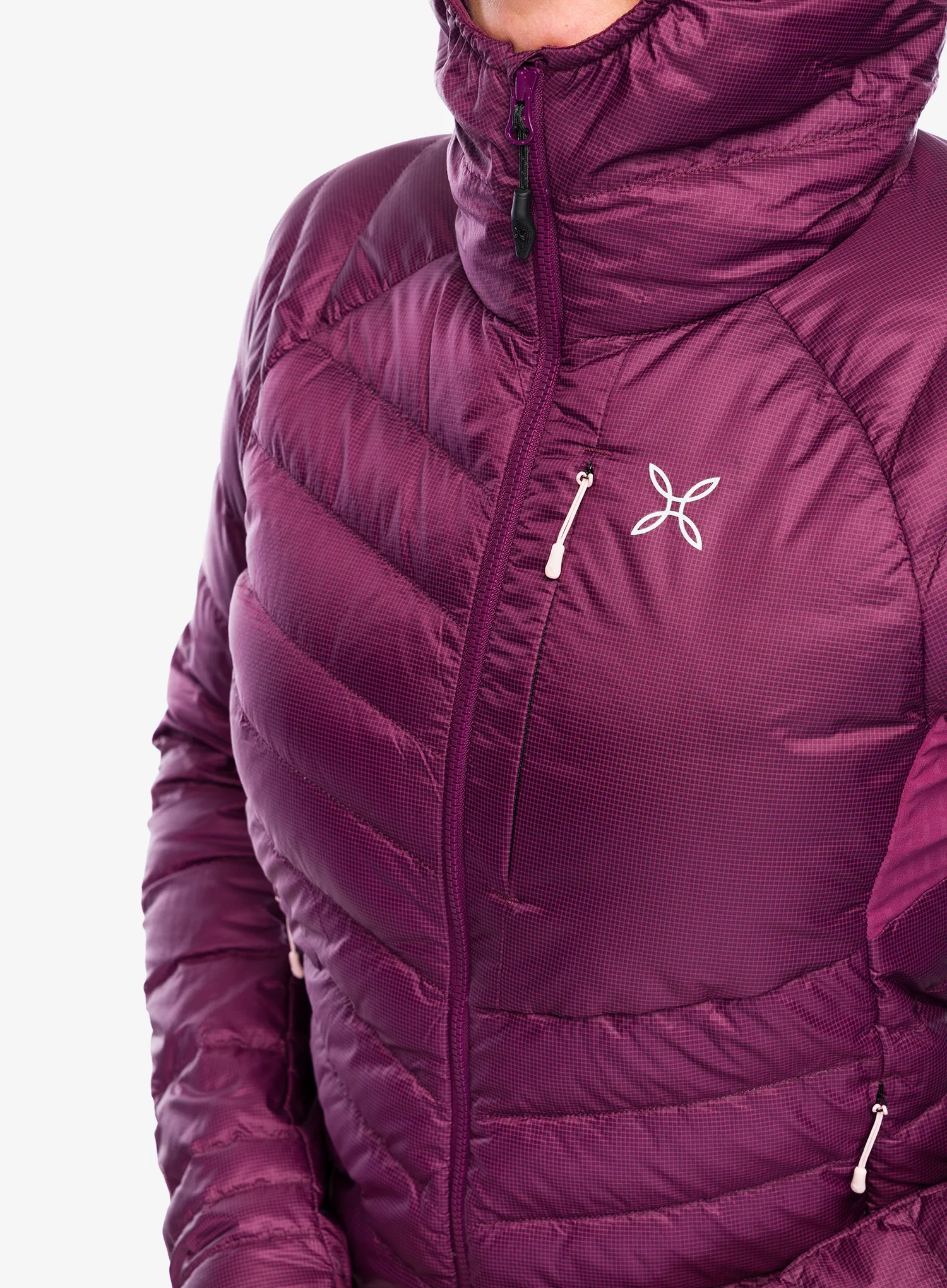 Ženska puhovka Montura Pure Duvet - wine red/baton rouge