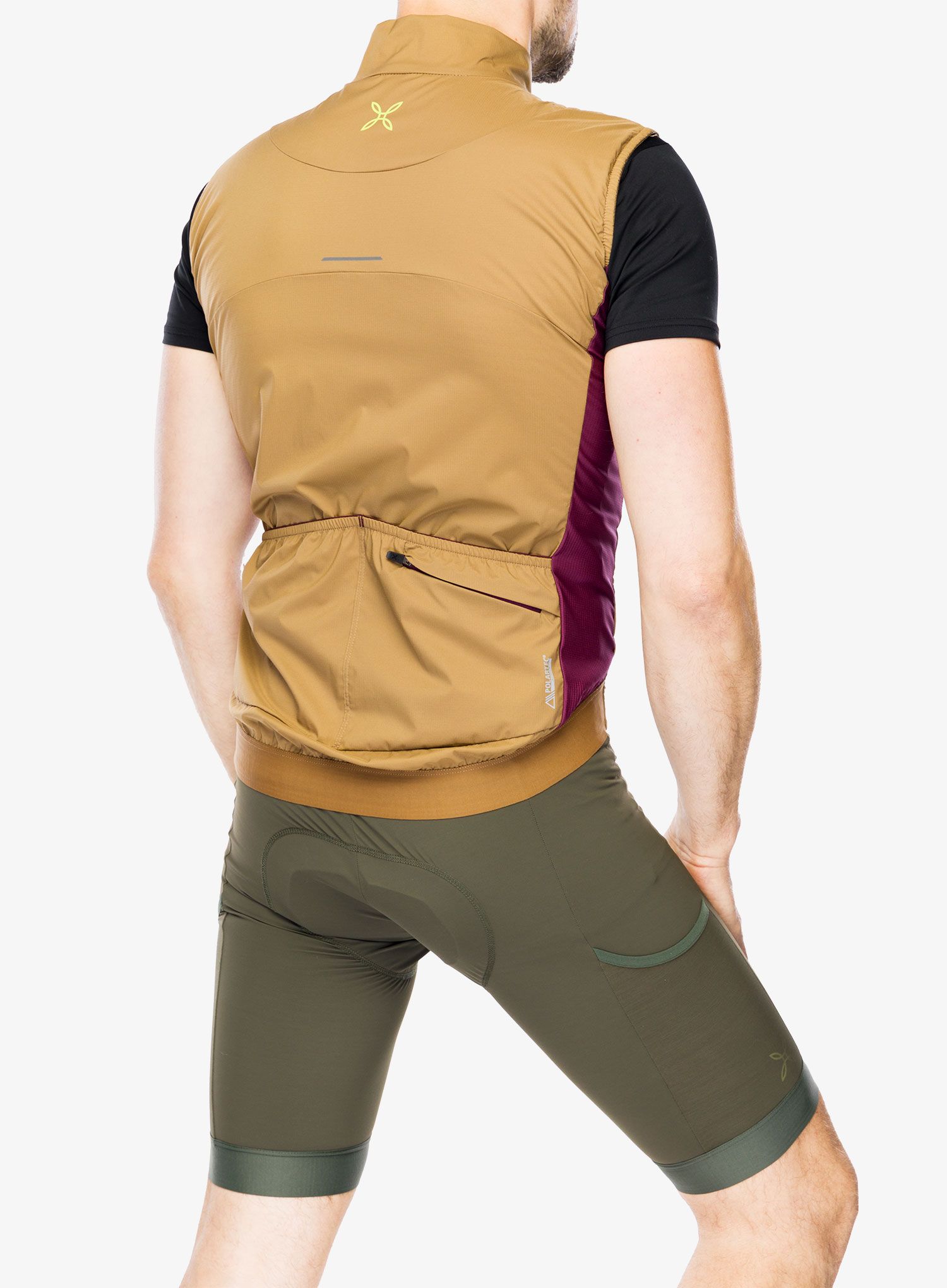 Kolesarski brezrokavnik Montura Rando Cycling Alpha Vest - camel/wine red