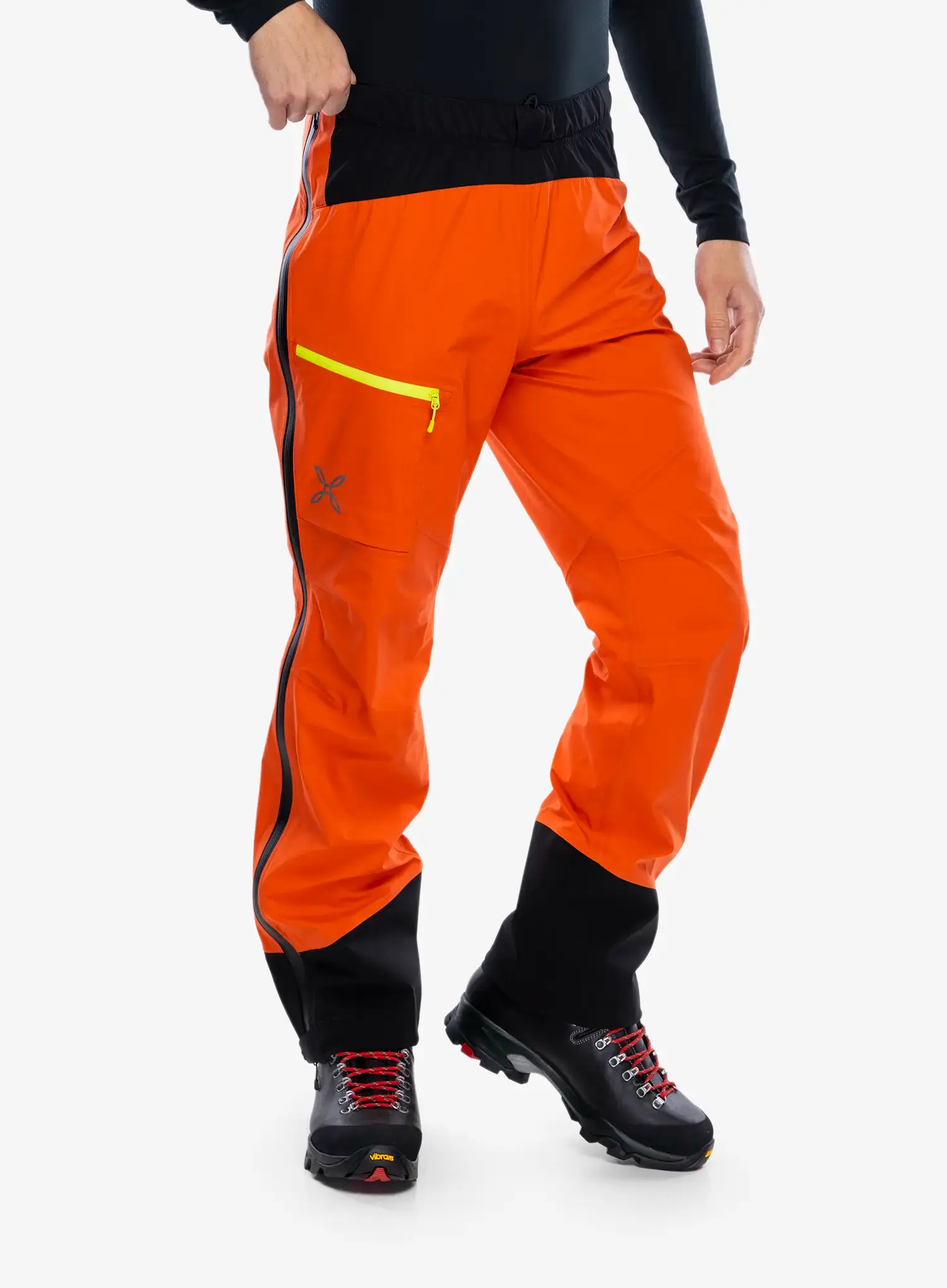GORE TEX hlače Montura Reactive Cover Pants - orange/lime green