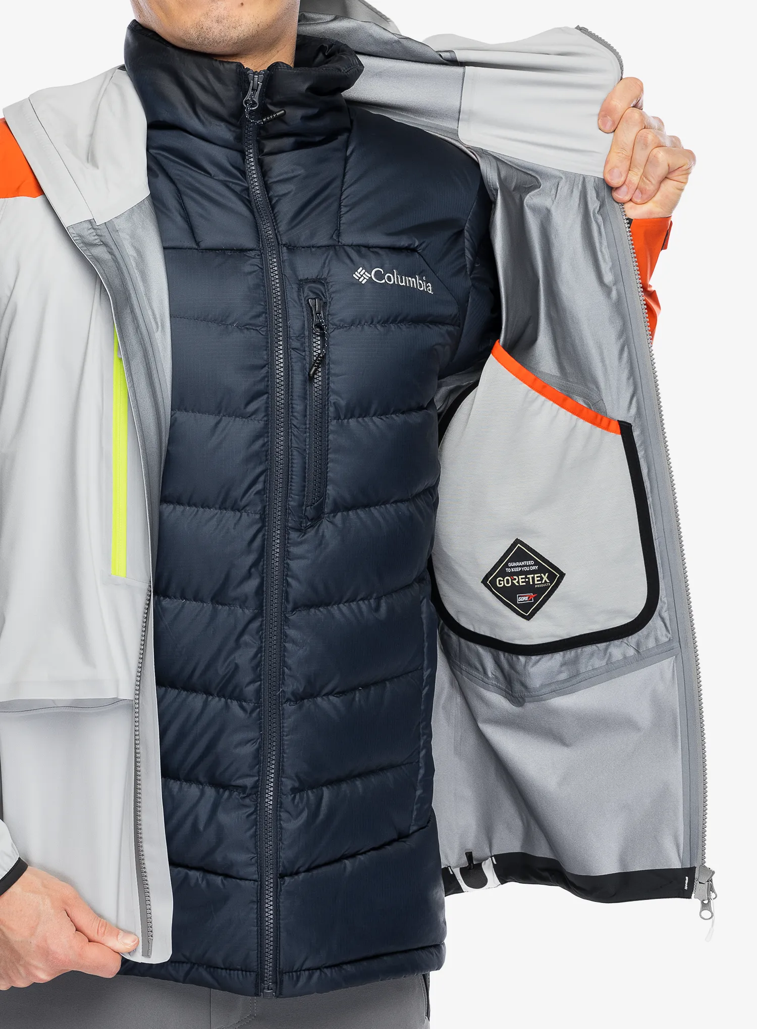 GORE-TEX jakna Montura Reactive Jacket - quiet grey/orange