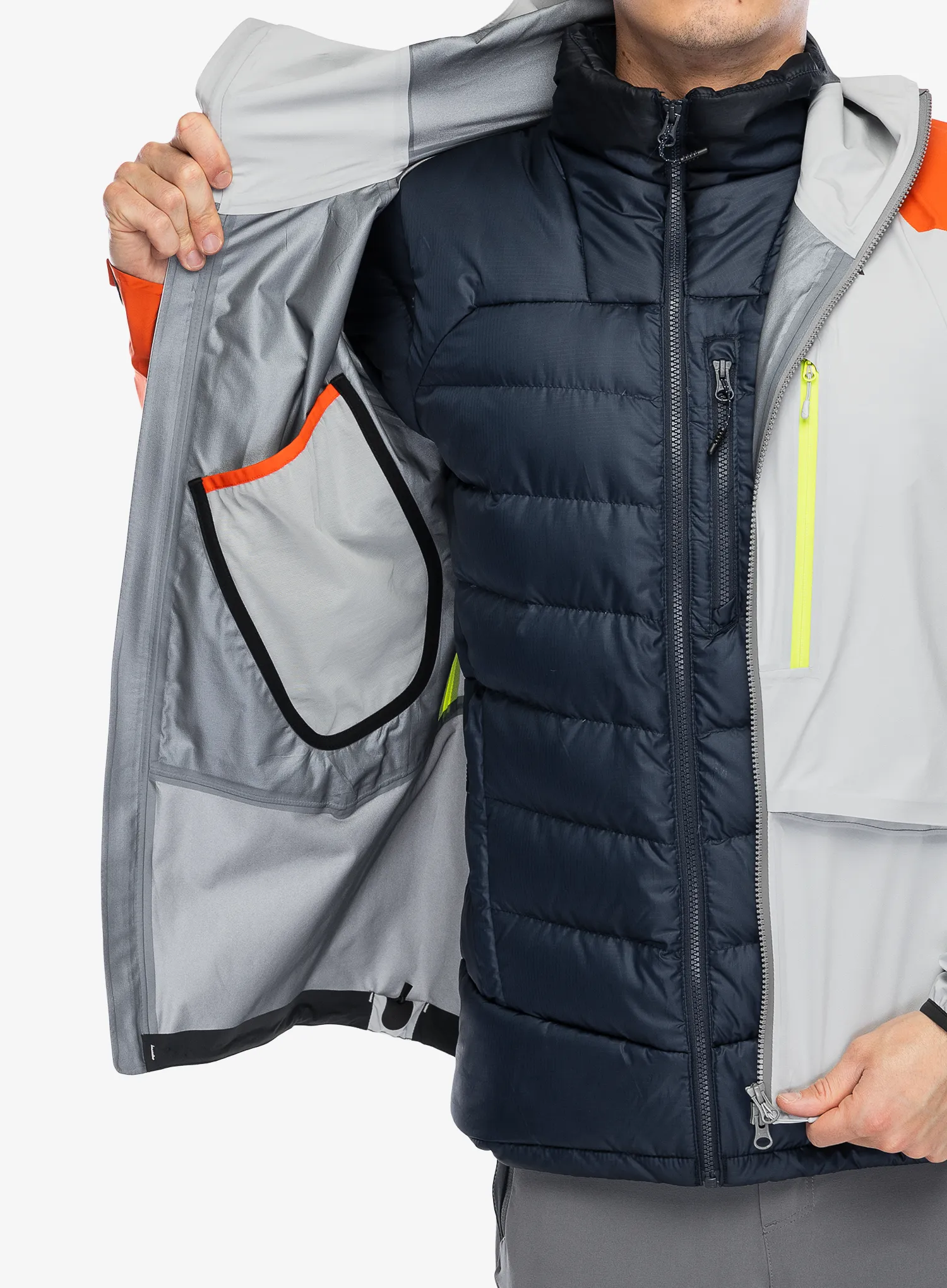 GORE-TEX jakna Montura Reactive Jacket - quiet grey/orange