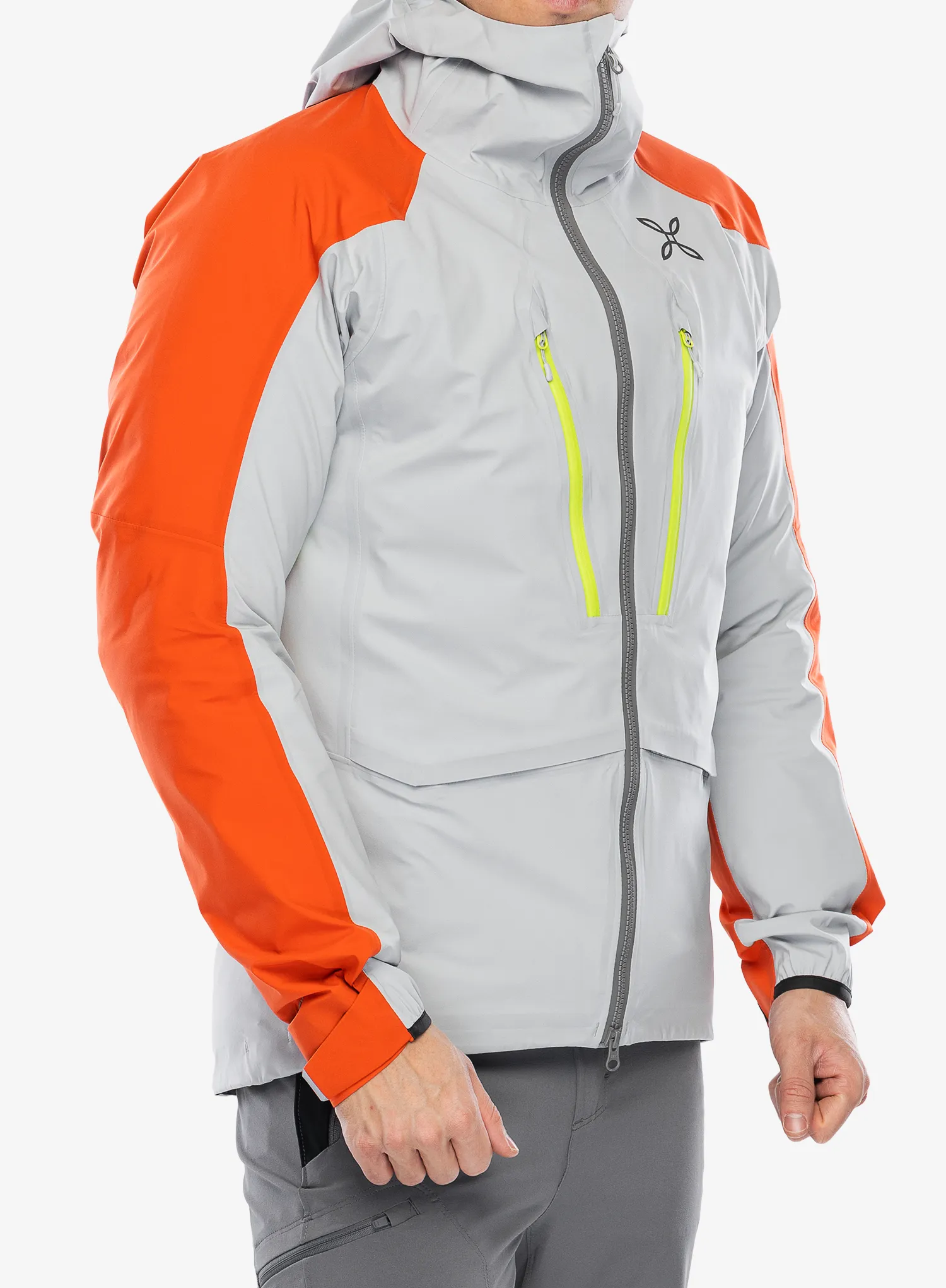 GORE-TEX jakna Montura Reactive Jacket - quiet grey/orange