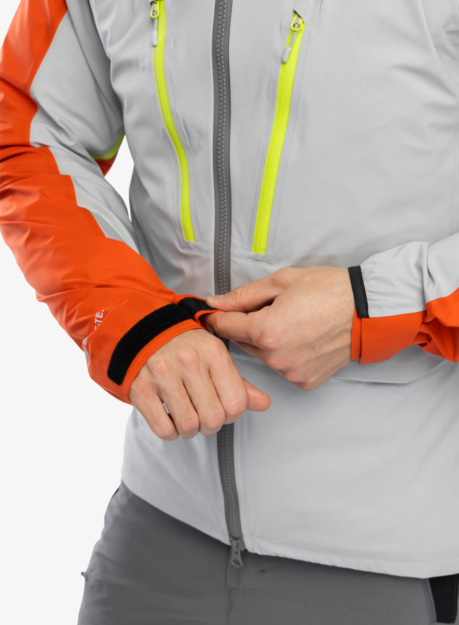 GORE-TEX jakna Montura Reactive Jacket - quiet grey/orange